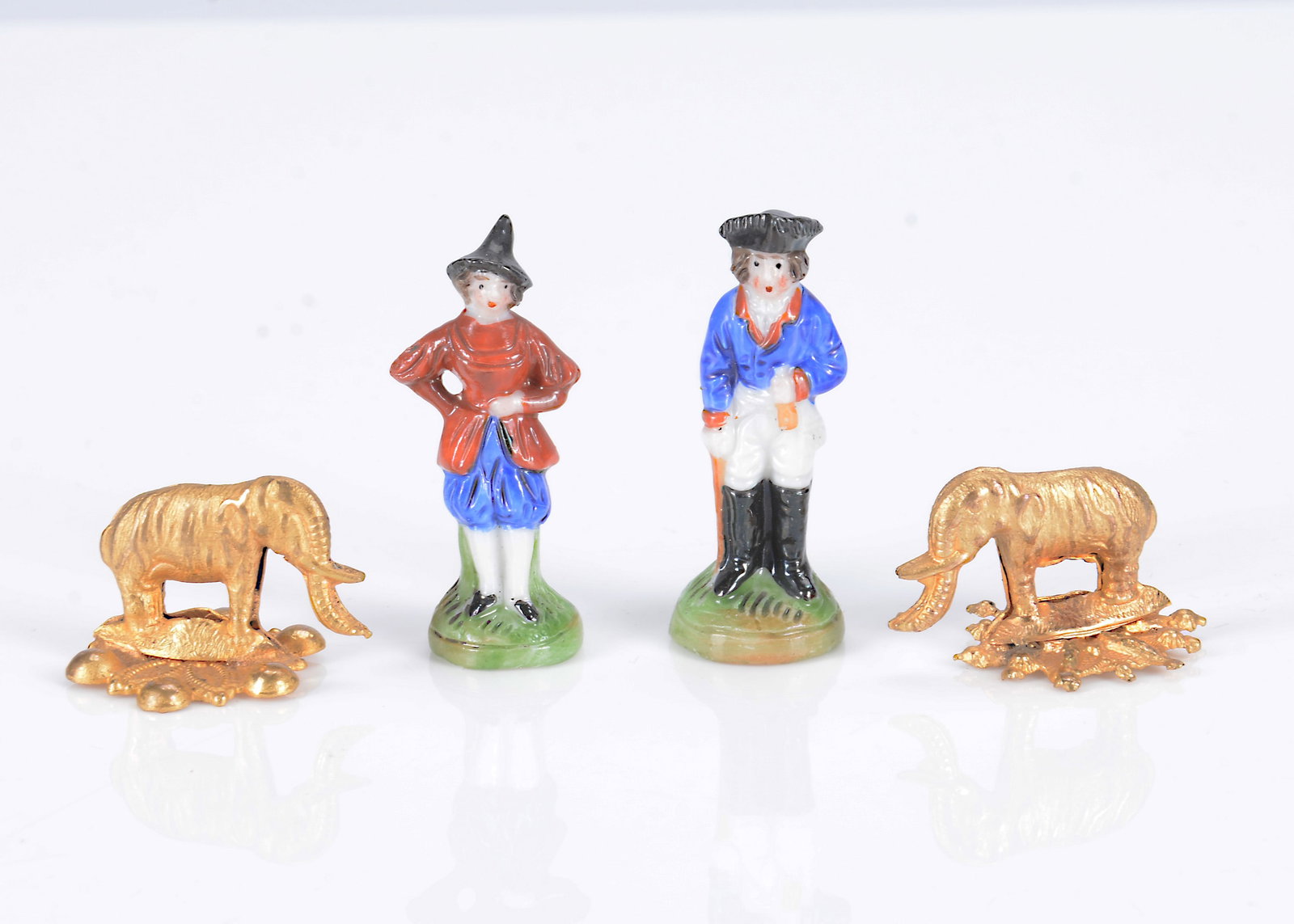A pair of German porcelain dolls’ house figures, circa 1900, (1 of 1)