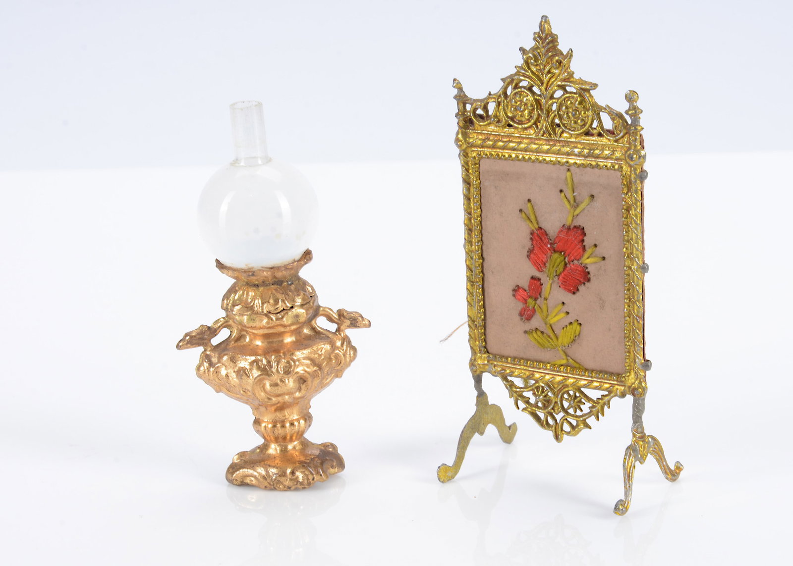 An 19th century German soft metal firescreen, (1 of 1)