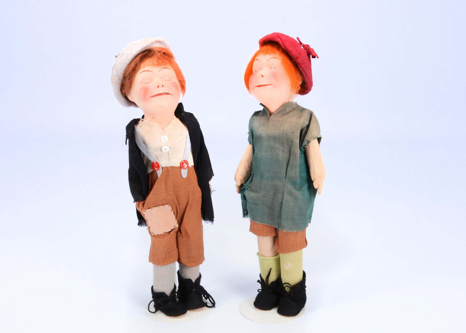 A pair of composition headed Bisto Kid dolls, (1 of 2)