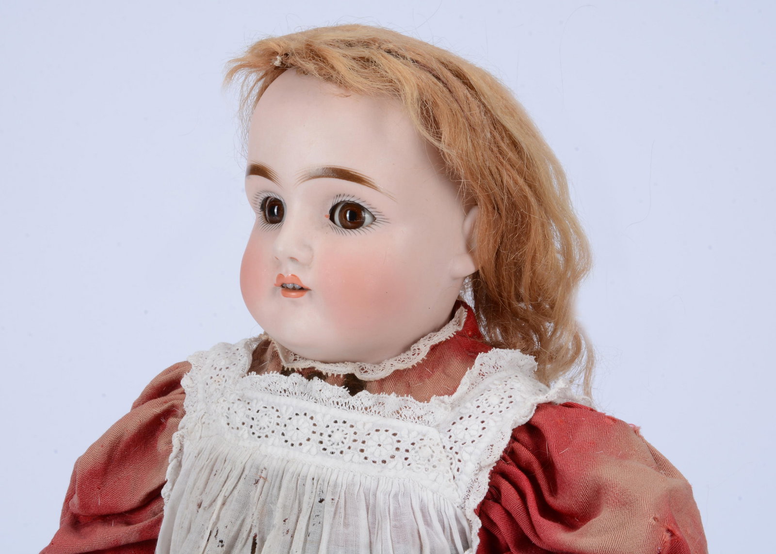 A Kestner 154 bisque shoulder head lady doll, (1 of 2)