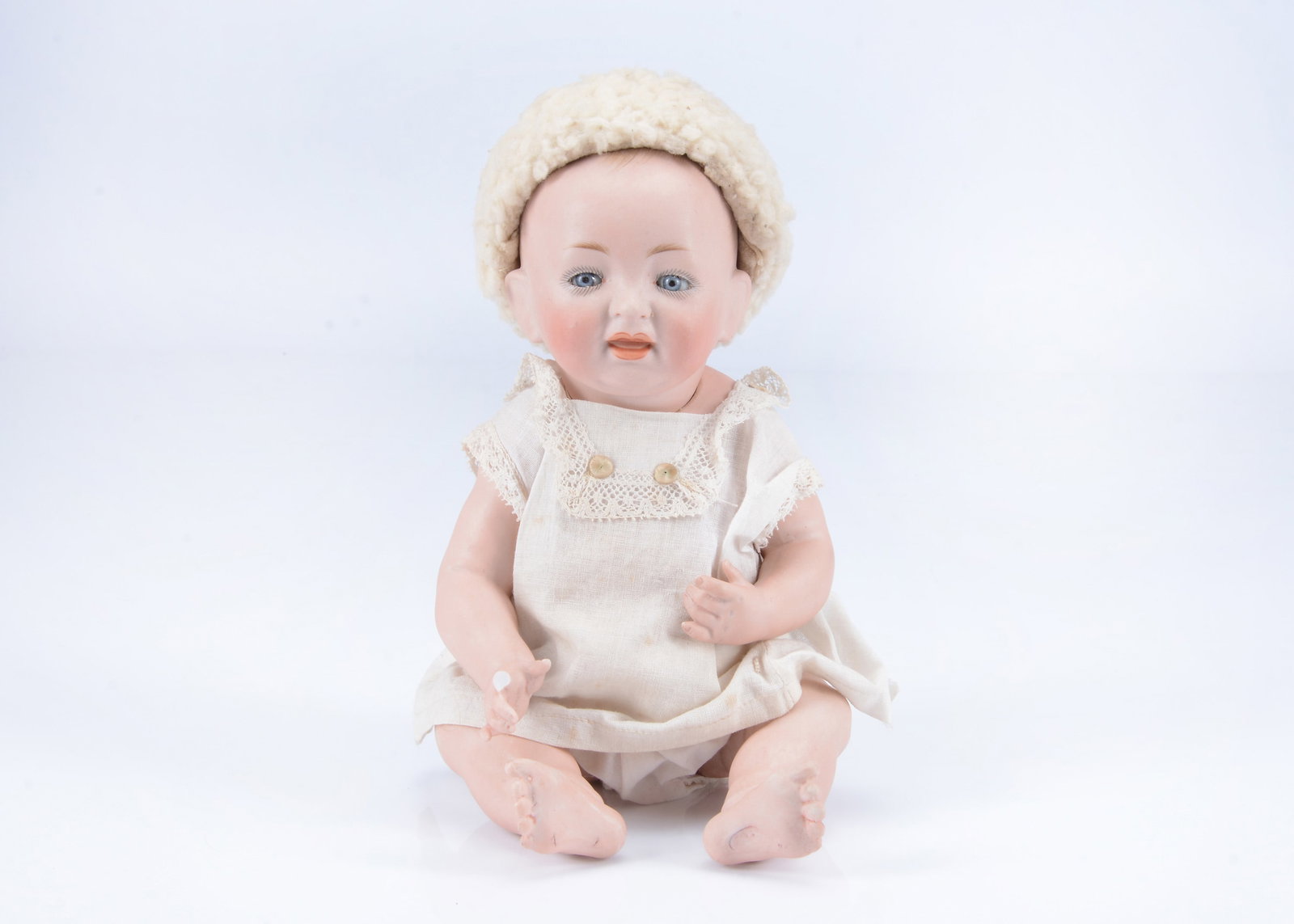 A rare Kestner large size all-all-bisque baby doll, (1 of 2)