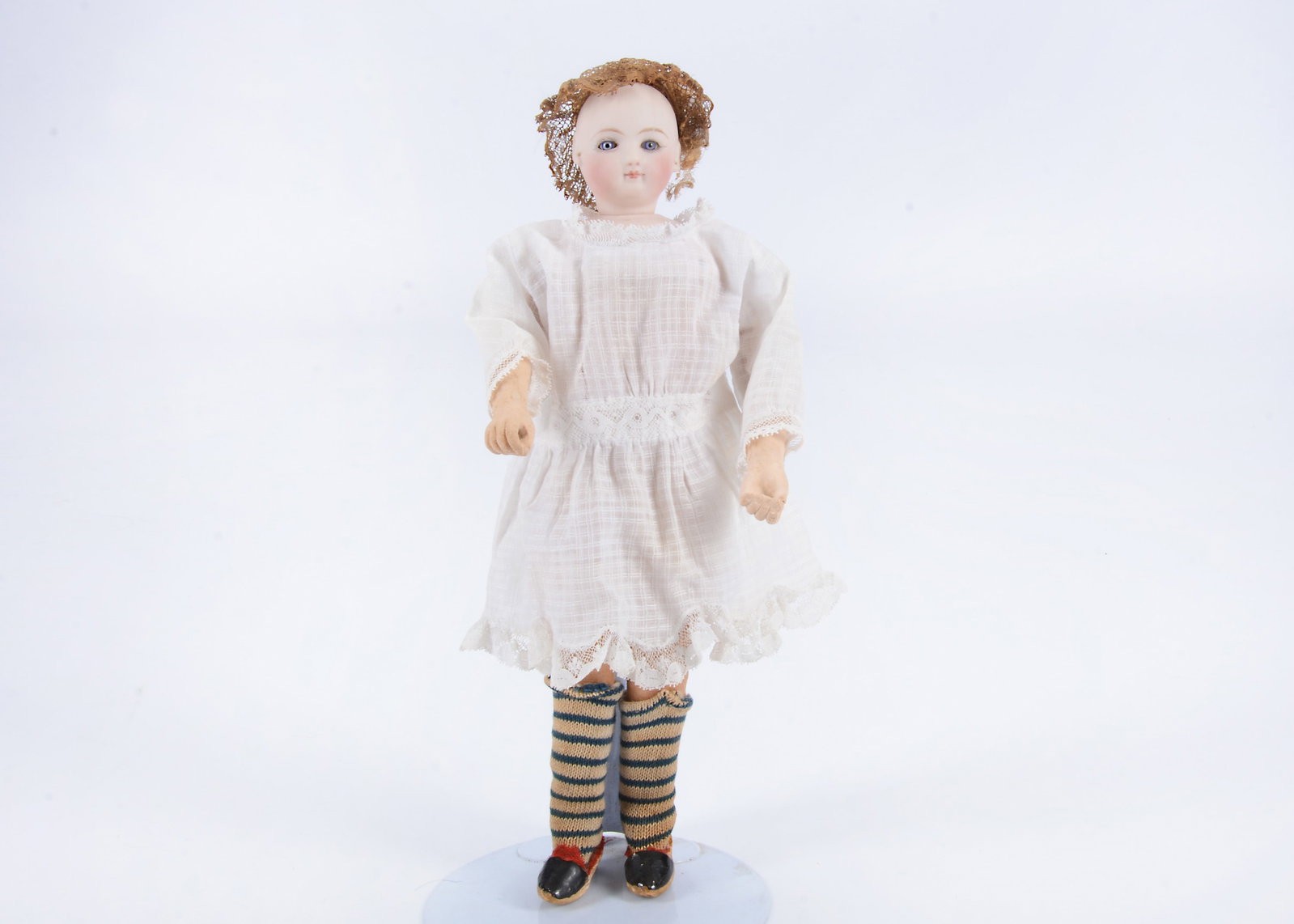 An E Barrois fashion doll with swivel head, (1 of 2)