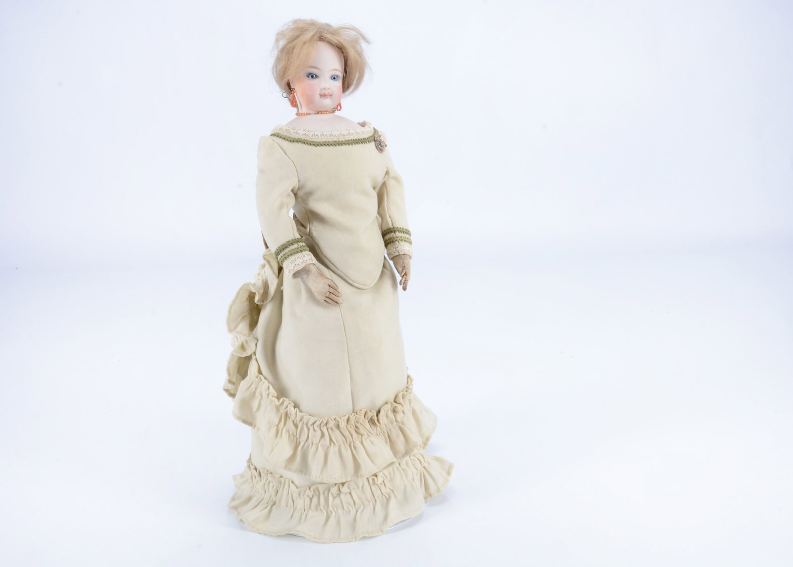 A French fashion doll with swivel head, (1 of 2)