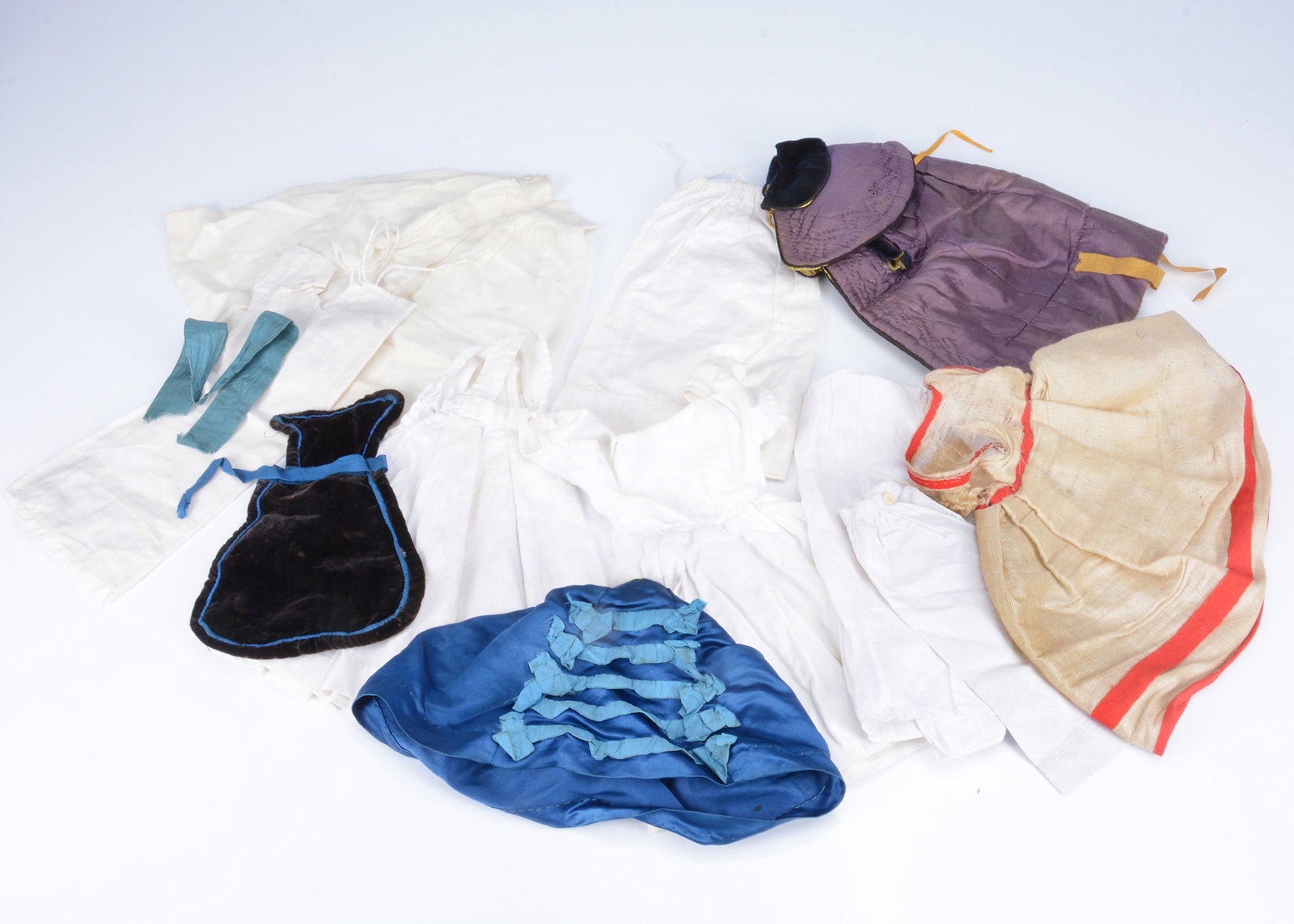 A selection of 19th century Fashion doll clothes, (1 of 1)