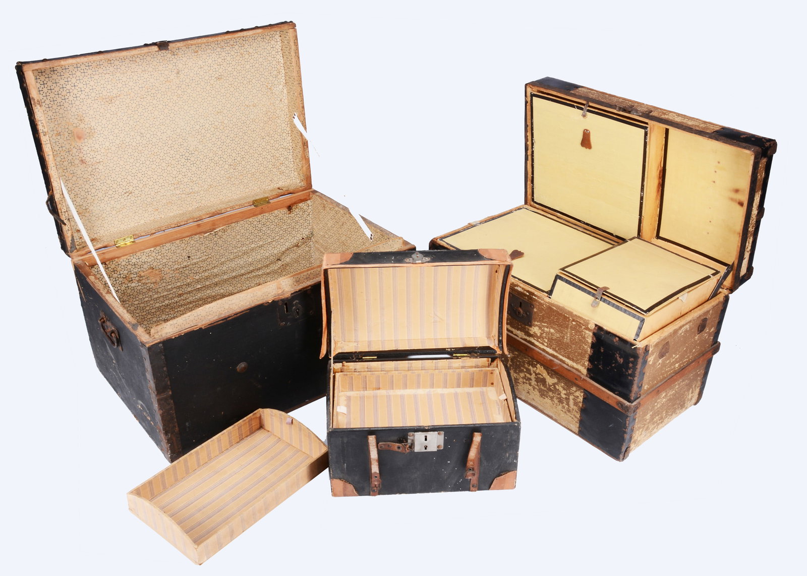 Three 19th century doll's drunks, (1 of 2)