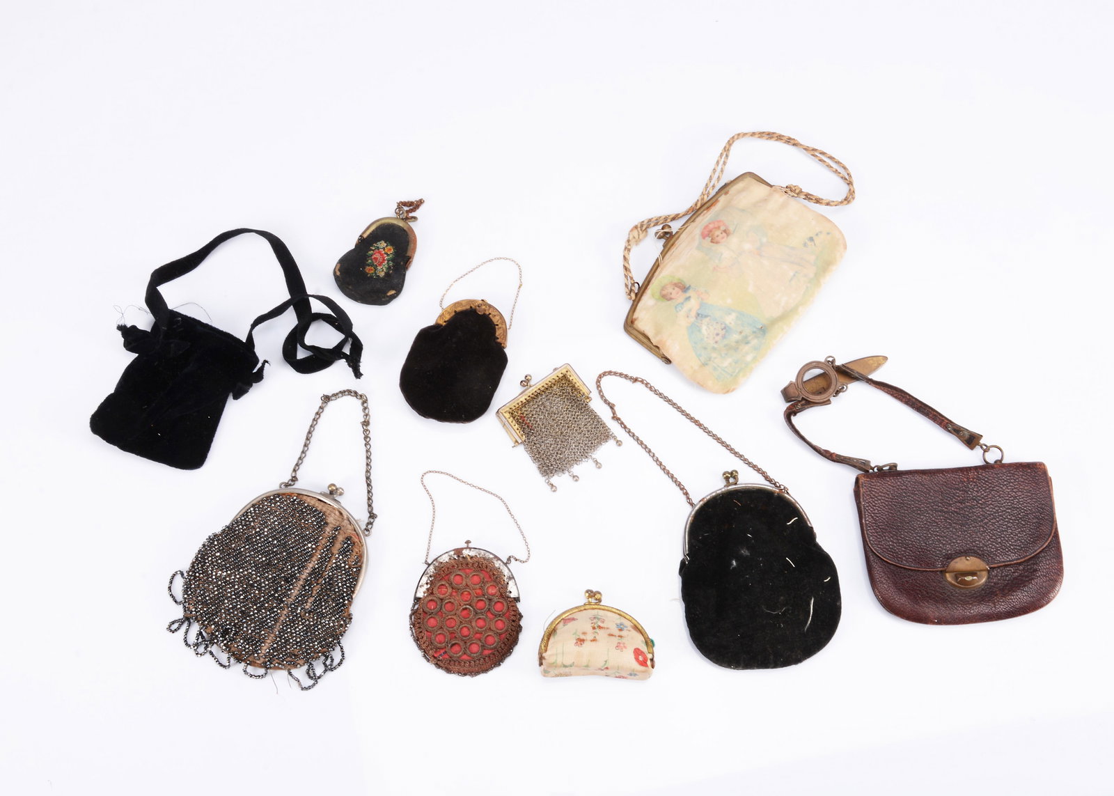 A selection of doll and child's purses, (1 of 2)