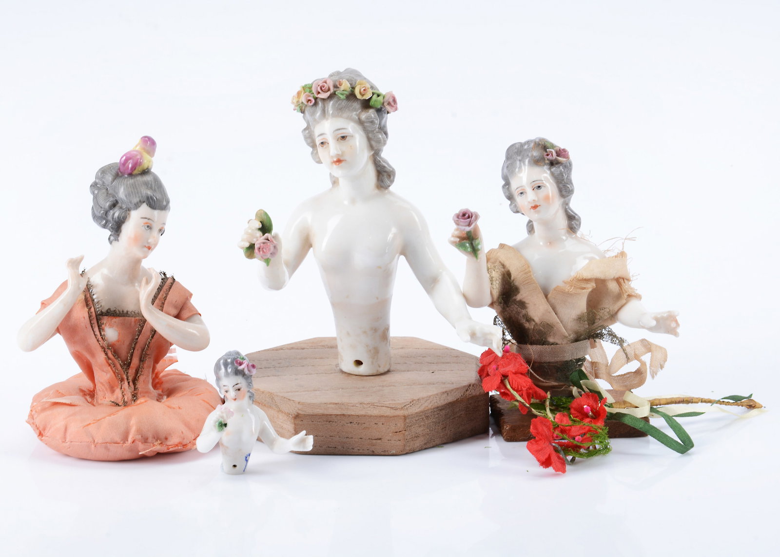 Three Dressel & Kister half-dolls, (1 of 1)