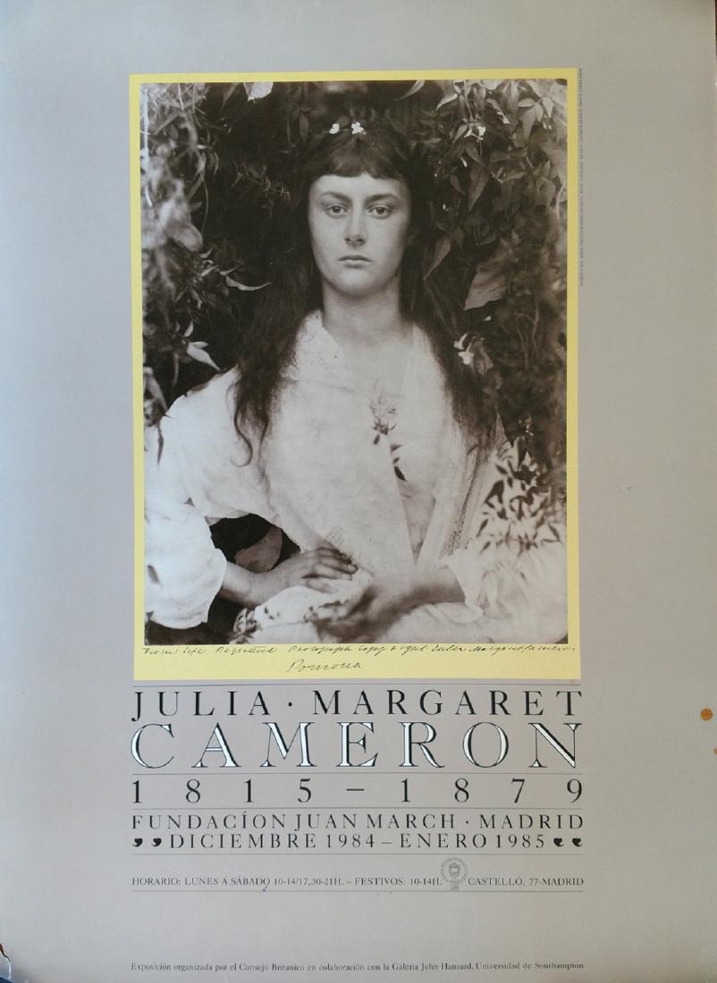 Rare Original Poster JULIA M. CAMERON Exhibit, Madrid (1 of 2)