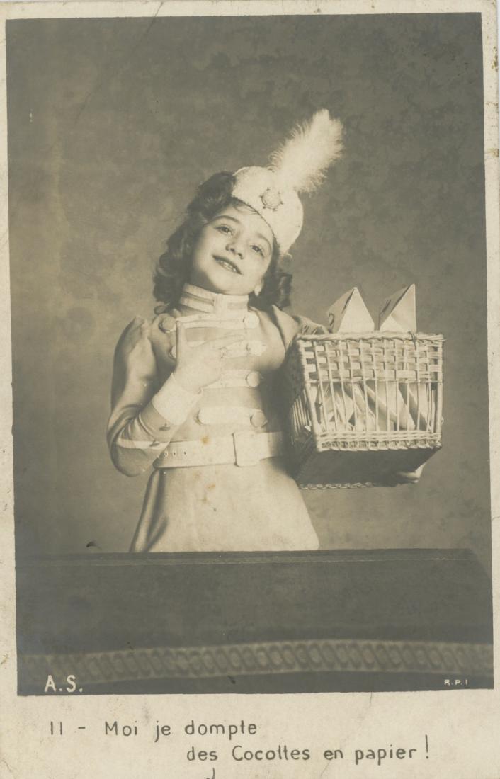 Antique Original  PC Circus The Popcorn Seller, 1900s (1 of 2)