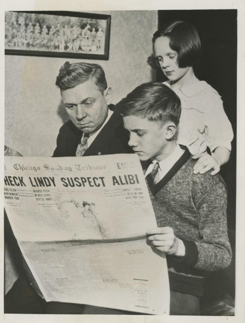 ACME Photo Lindbergh Relatives Await News in Kidnaping, (1 of 2)