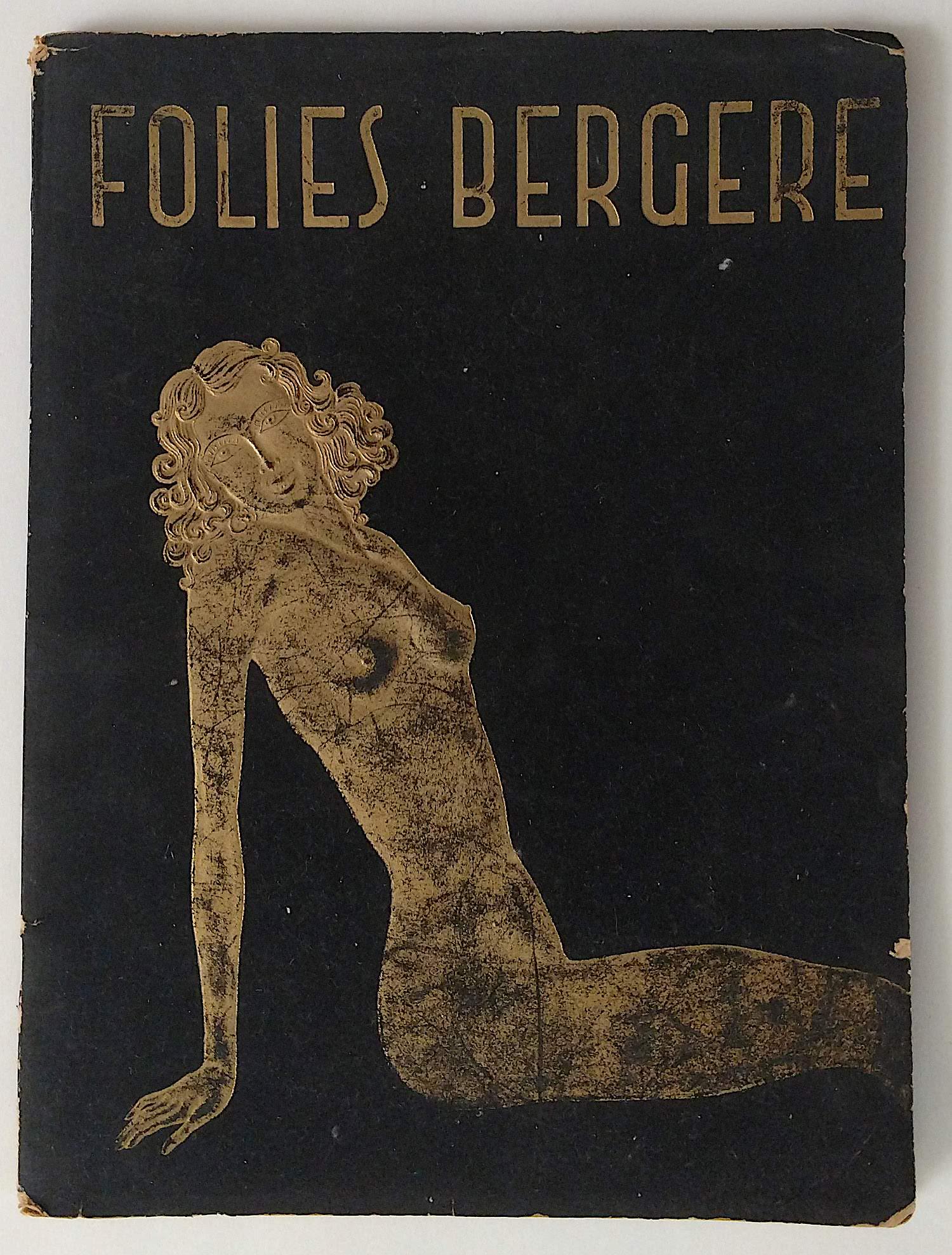 FOLIES BERGEREs, Paris Programme 1953: Dimensions are Approx. 12.75" x 9.5".