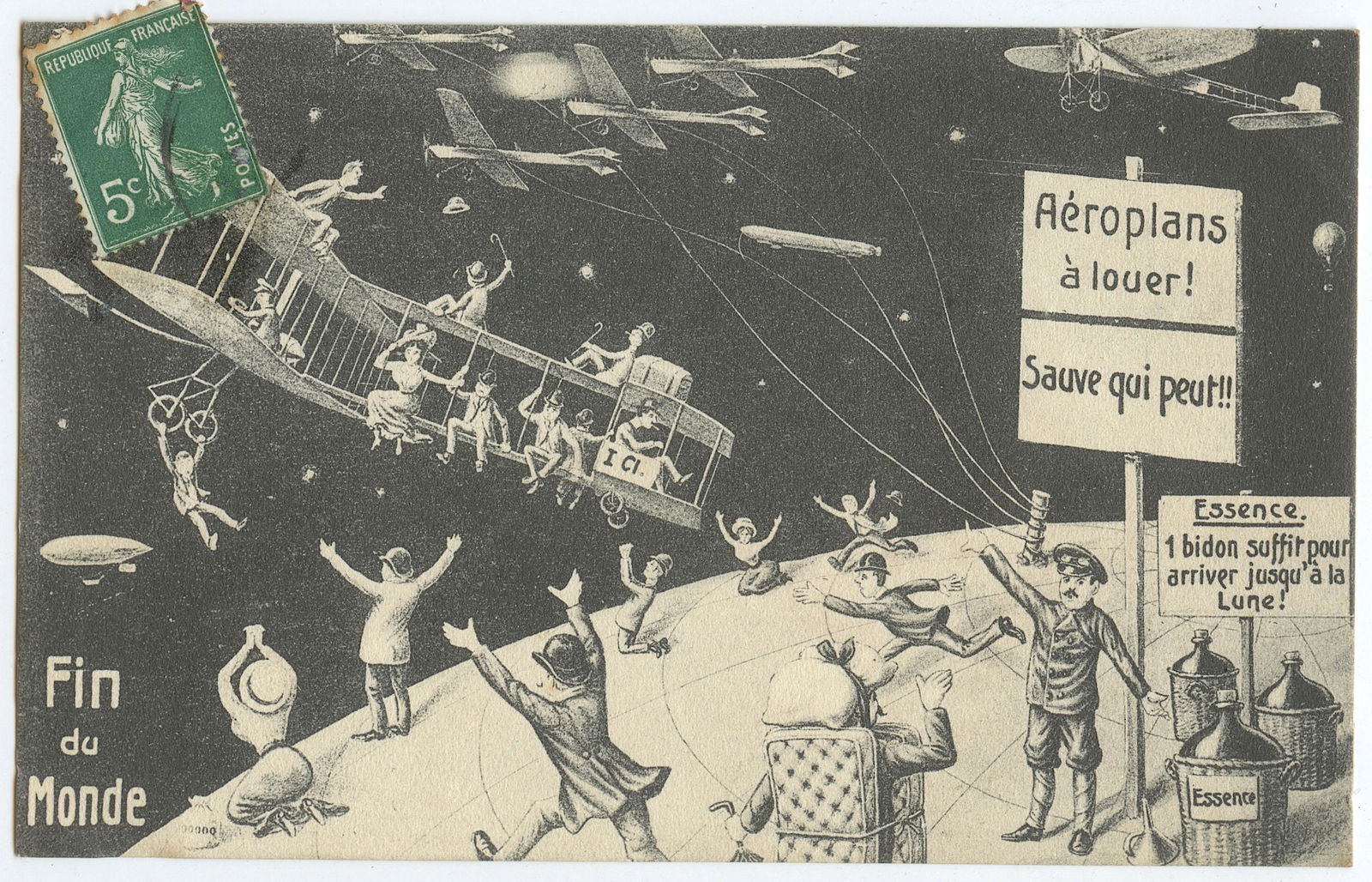 Antique Rare Art Nouveau / Deco Design Postcard (1 of 2)