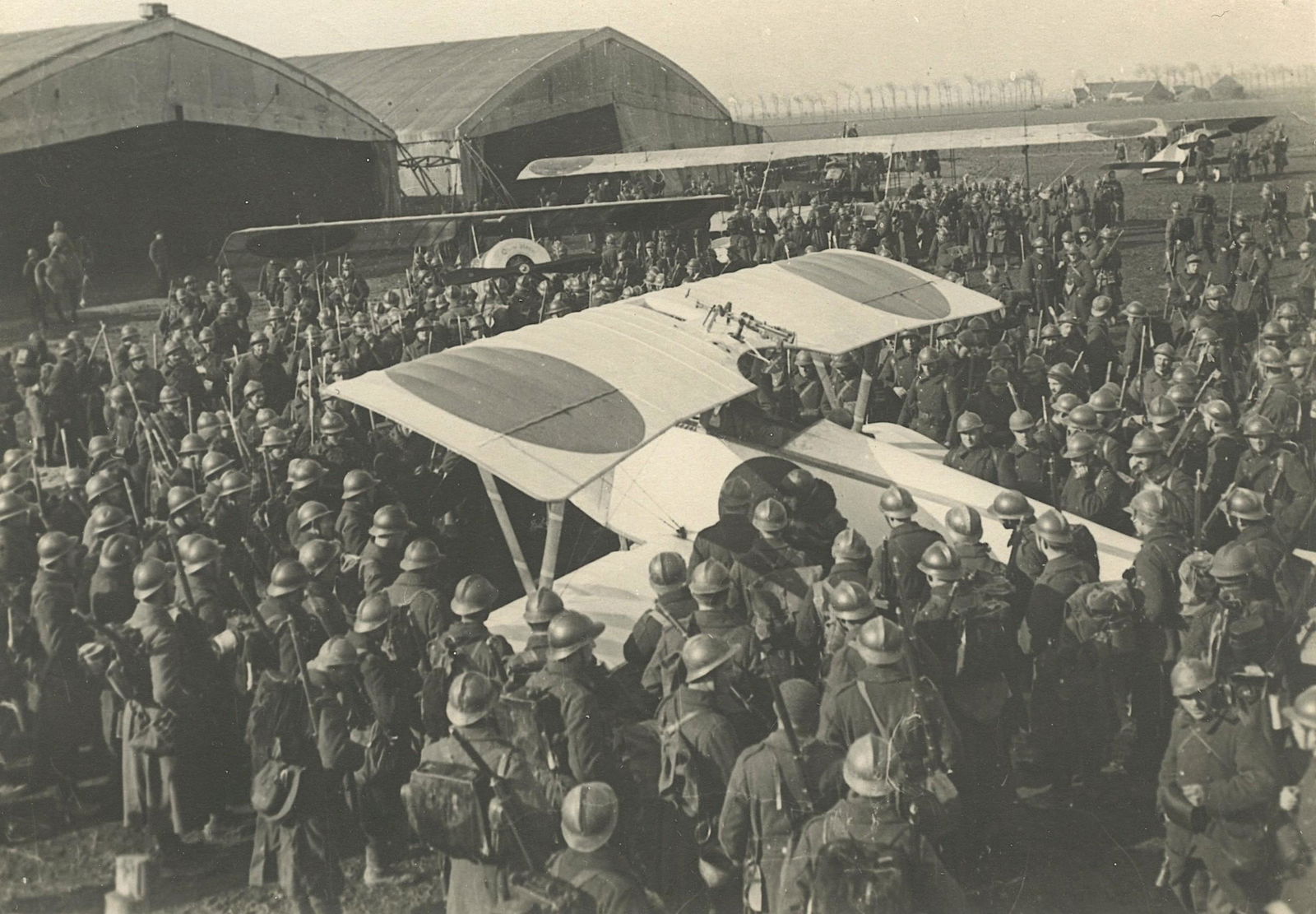Rare Antique Photograph Biplane Aviation WWI (1 of 3)