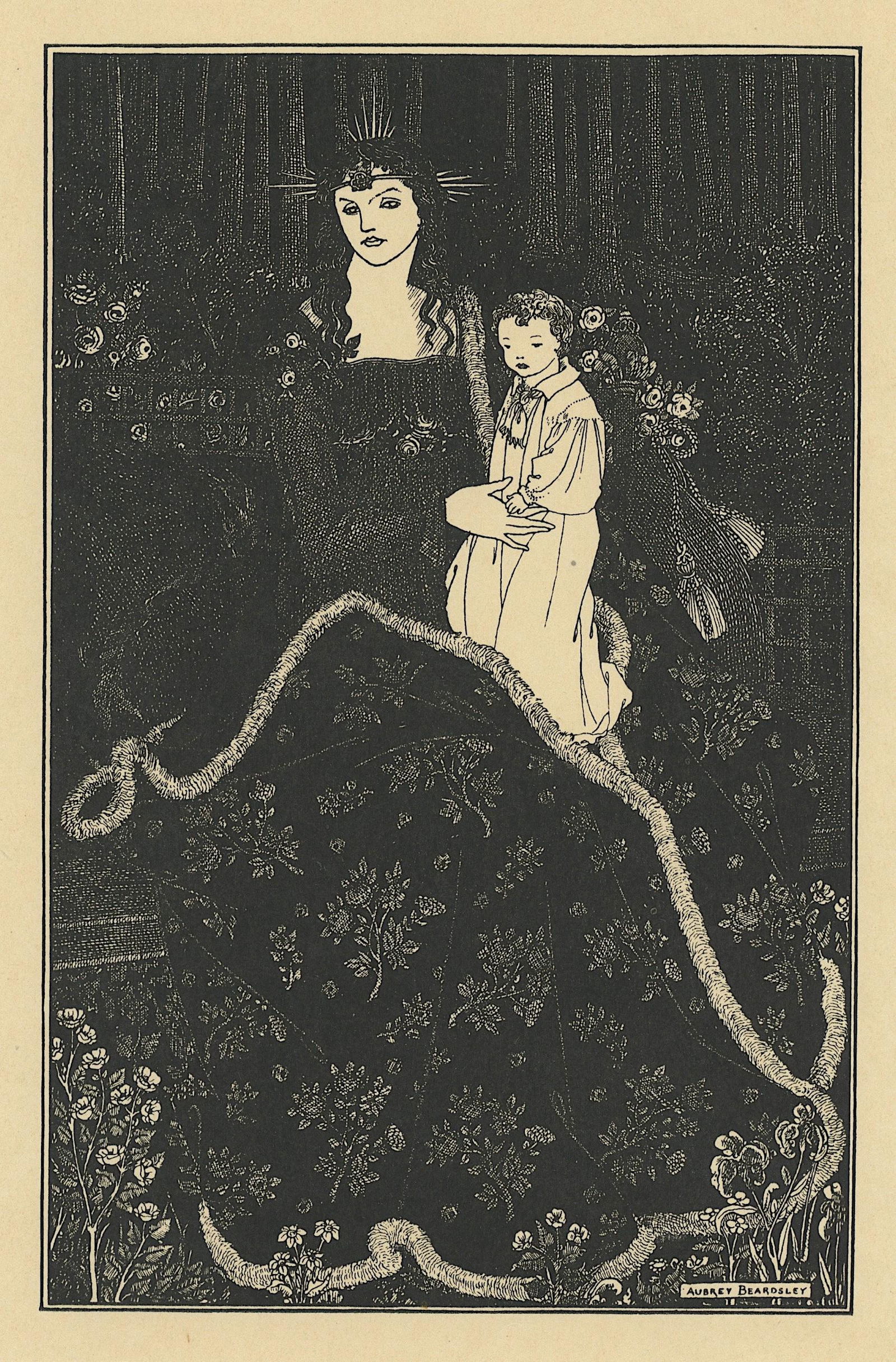 AUBREY BEARDSLEY Antique Print Litho, Printed 1899: Antique Lithograph print produced in England by John Lane London in 1899. Paper dimensions 11" x 8.25" (variances can occur). Vincent Beardsley (21 August 1872 Ð 16 March 1898) was an English illustr