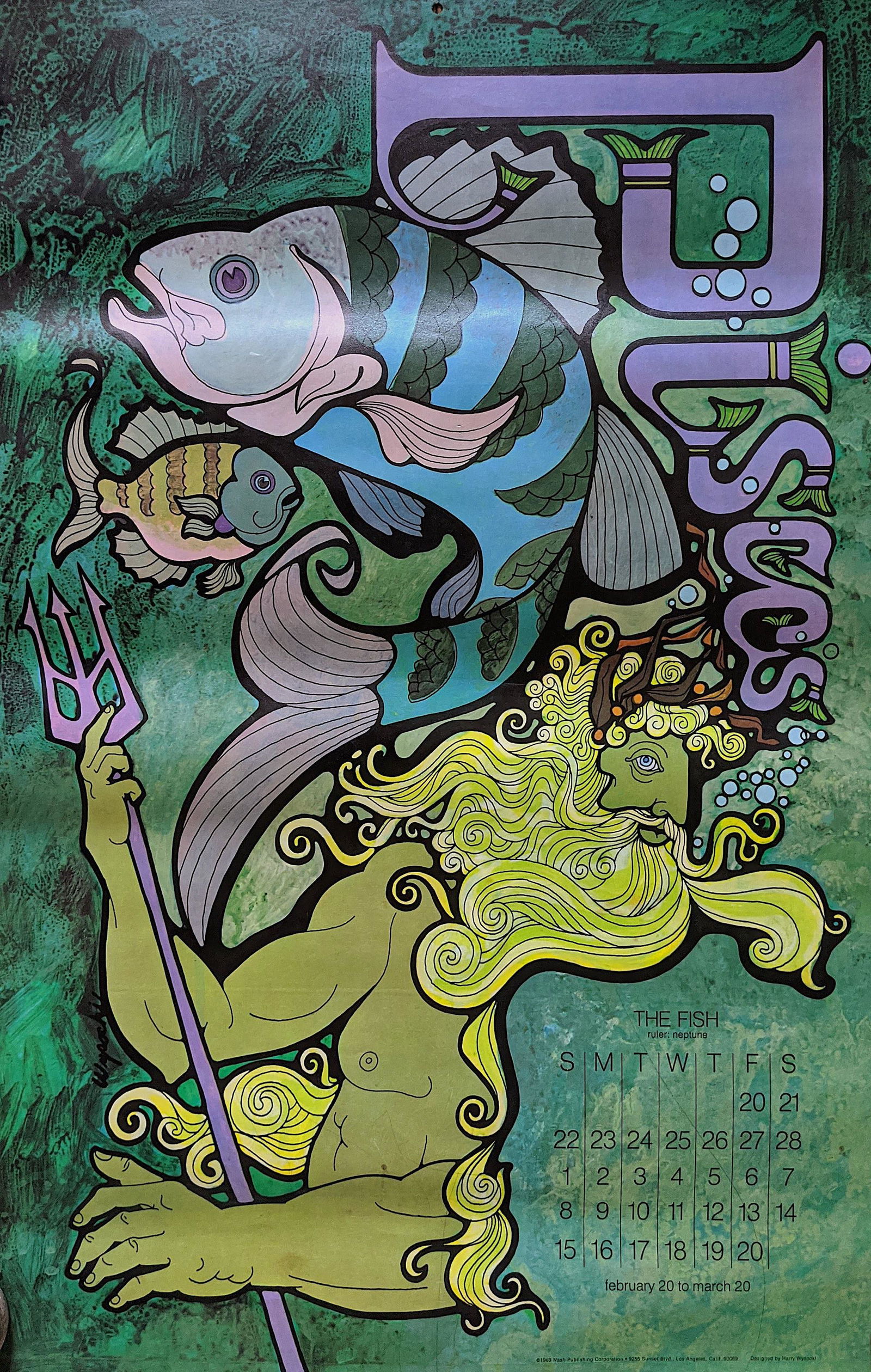 HARRY WYSOCKI Original Zodiac Poster, 1969 (1 of 3)