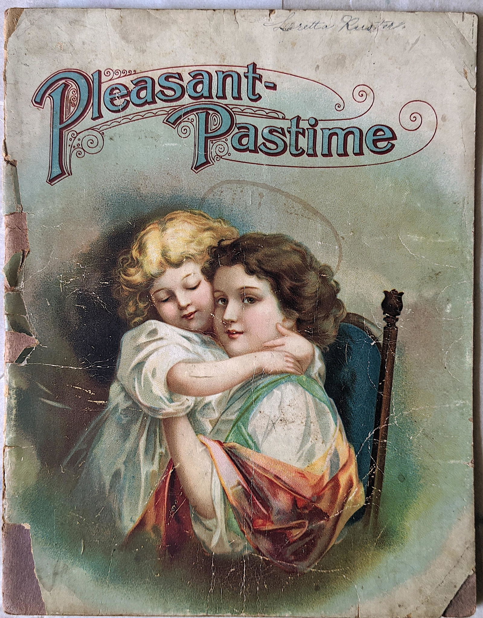 Antique Pleasant-Pastime Printed in Germany, 19th C. (1 of 8)