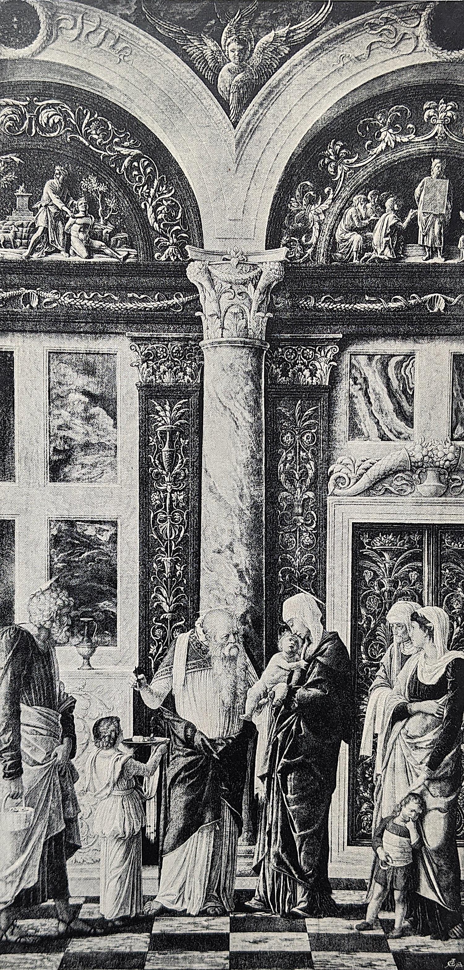 Vintage Print La Circoncision by Andrea Mantegna: The dimensions are Approx. 12" x 9". This lot is located in Boca Raton, Fl and its shipment will be made directly by Artelisted. Shipping insurance is the responsibility of the buyer. Ask us if you wa