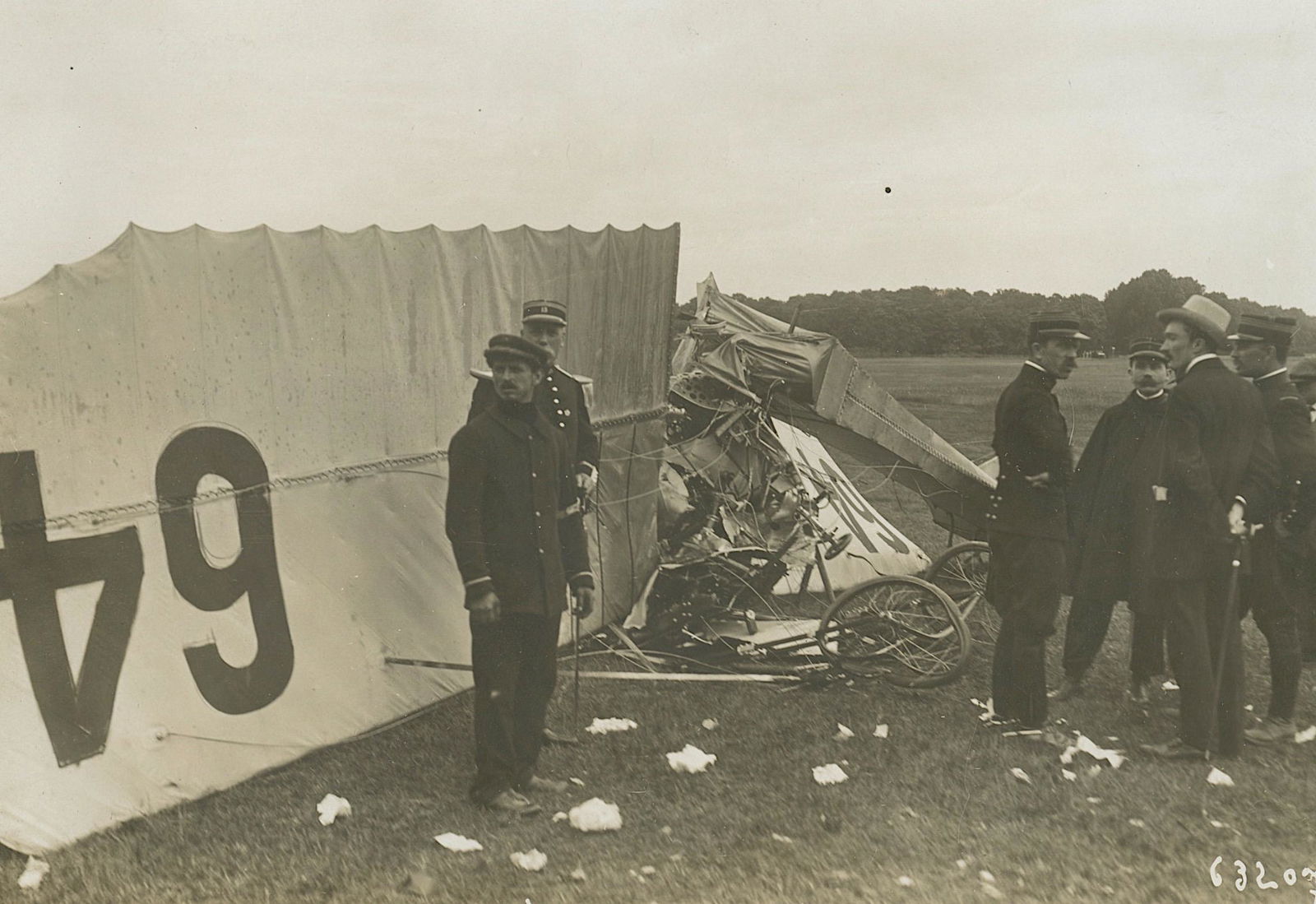 Antique Very Rare Photo Pioneers Aviation,  1910 (1 of 3)