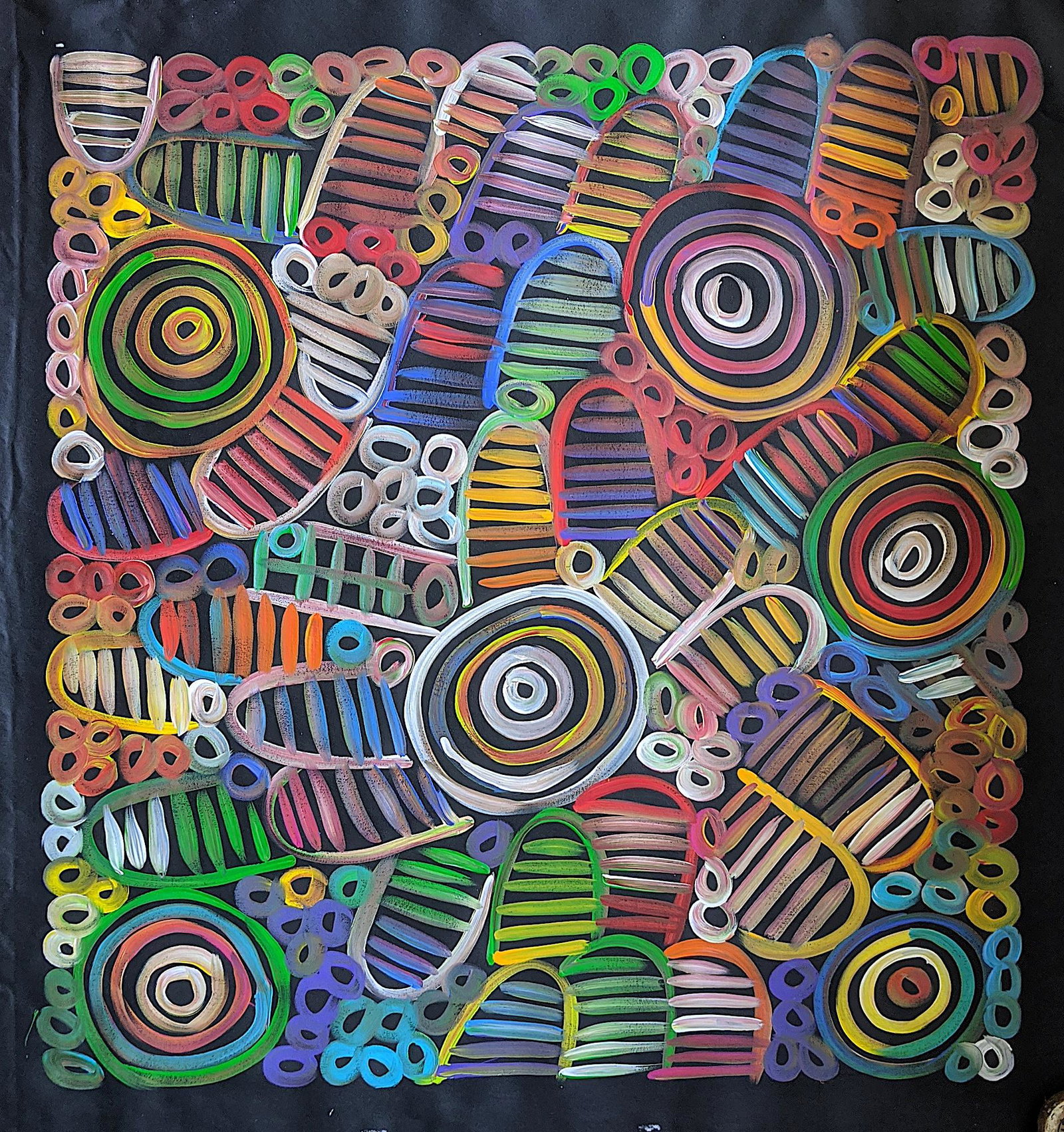 LOUISE NUMINA Australian Aboriginal Art (1 of 2)