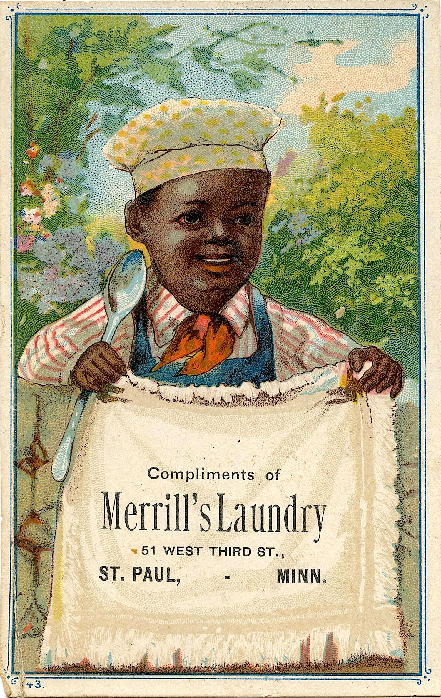 Antique American Rare Tradecard with Illustration (1 of 2)