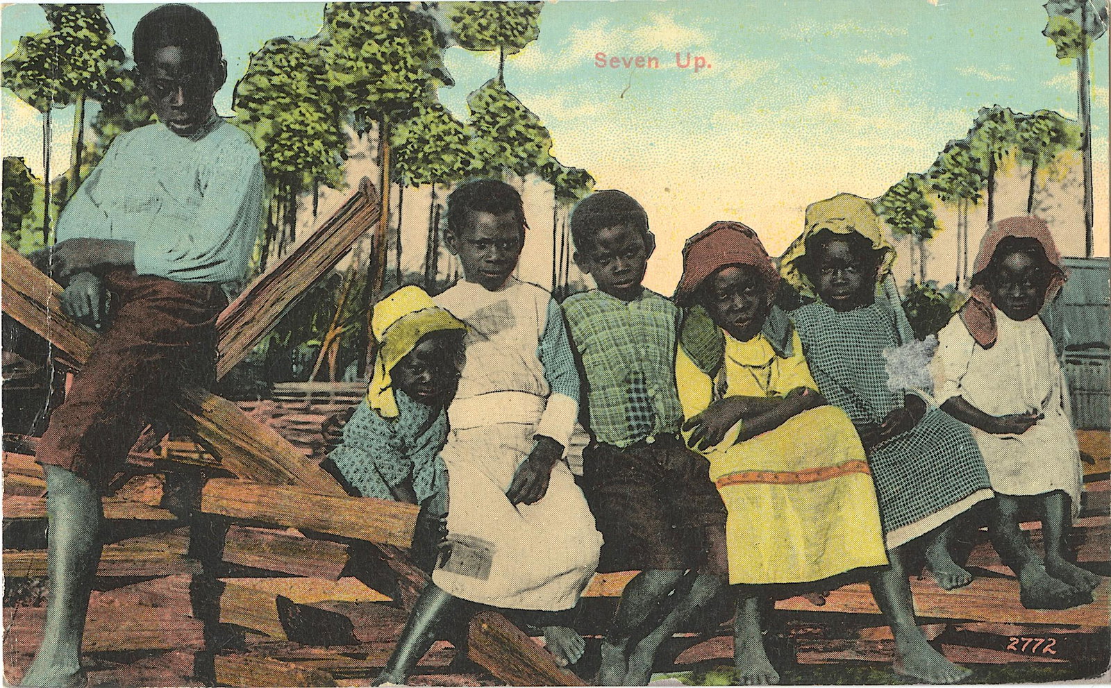 Antique Rare African American Postcard: The dimensions are Approx. 5.5" x 3.75". This lot is located in Boca Raton, Fl and its shipment will be made directly by Artelisted. Shipping insurance is the responsibility of the buyer. Ask us if yo