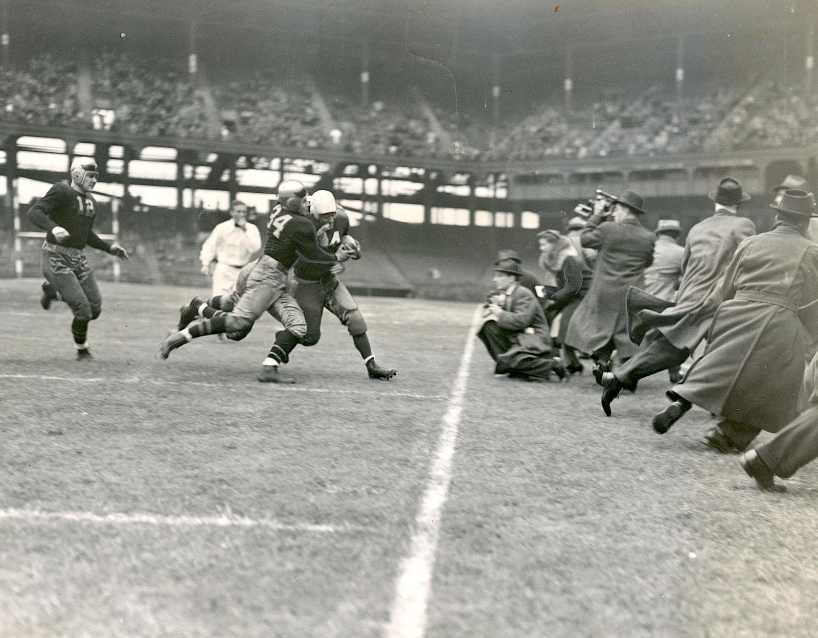 Vintage Photo Football University of Detroit, 1937 (1 of 3)