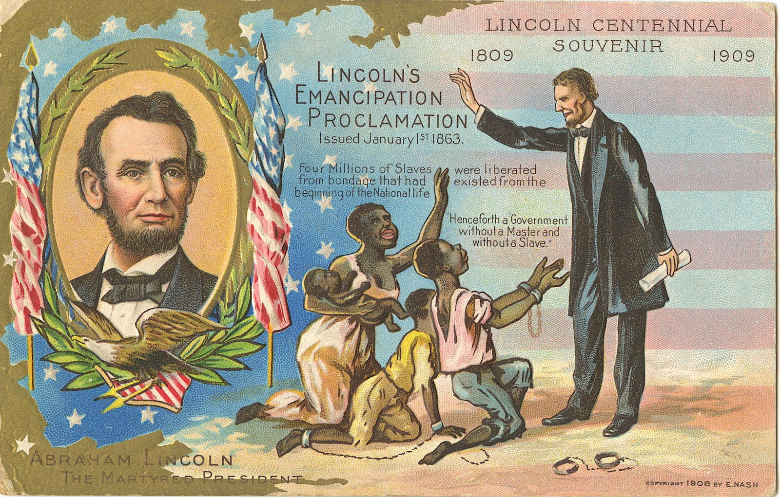 Antique / Vintage Postcard Abraham Lincoln American (1 of 2)