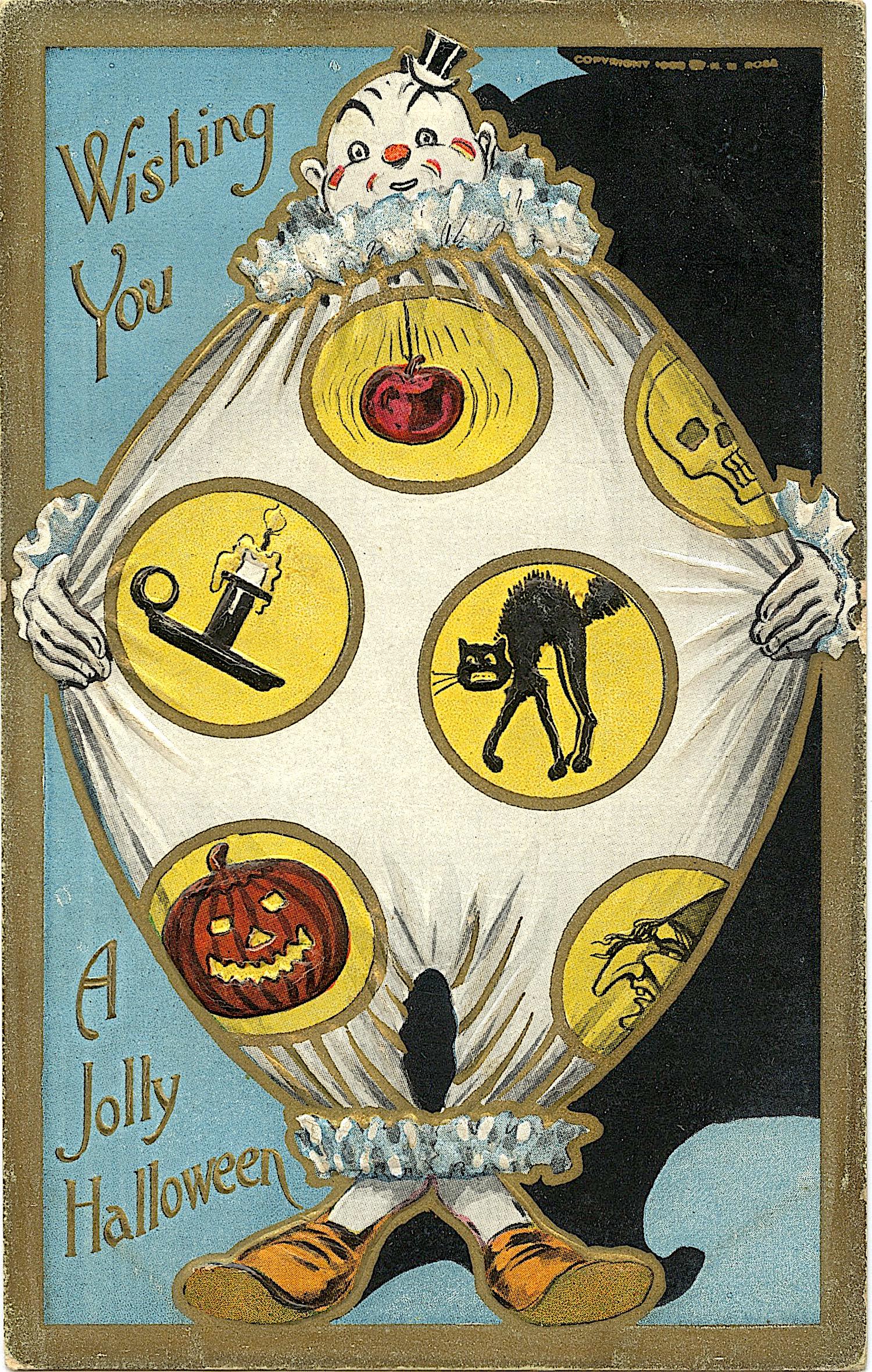 Antique / Vintage  Postcard Halloween (1 of 2)