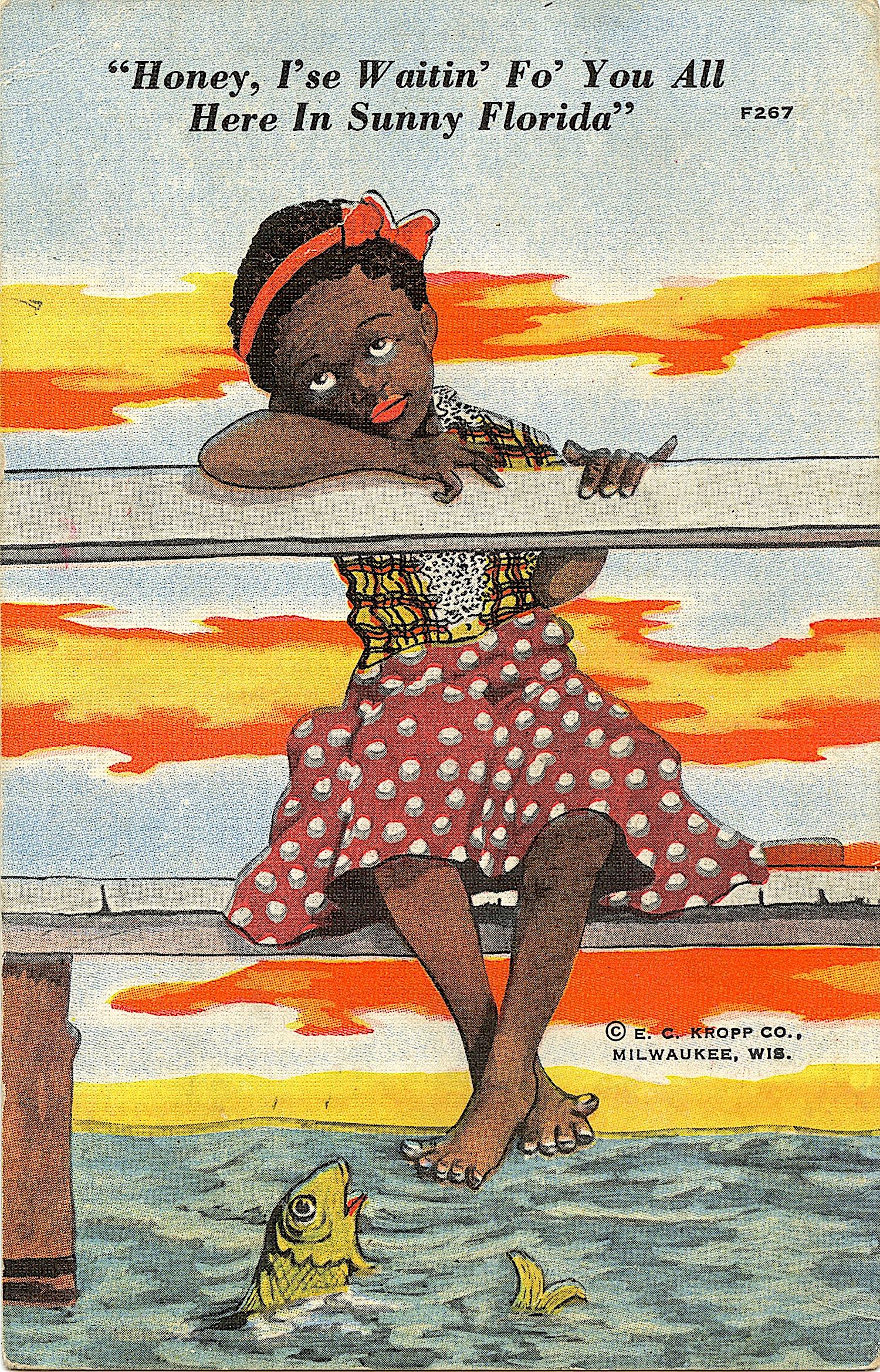 Antique / Vintage Postcard African American: The dimensions of an antique / vintage postcard are Approx. 5.5" x 3.5" (small variances can occur). This lot is located in Boca Raton, Fl and its shipment will be made directly by Artelisted. Shippin