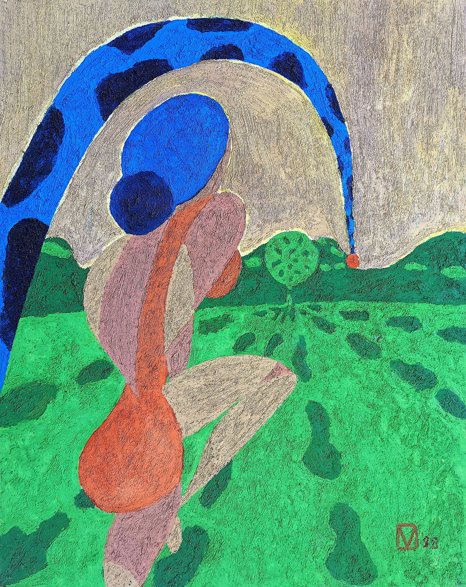 DANIEL MARTINEZ Sunset  Deco Composition Listed (1 of 2)