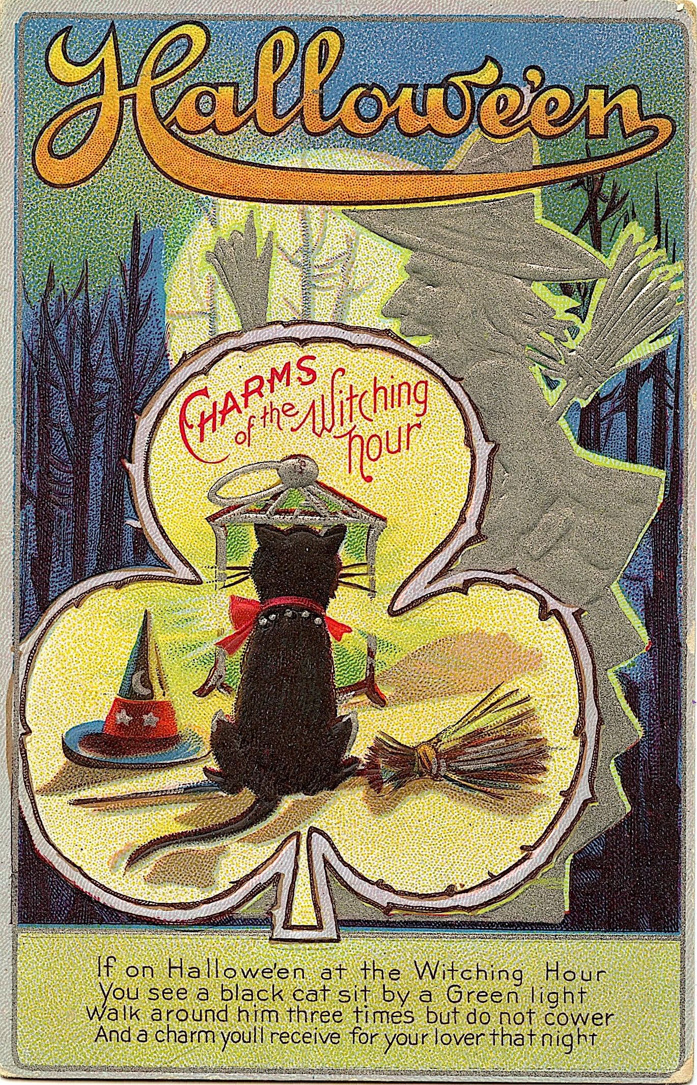 Antique / Vintage Postcard Halloween (1 of 2)