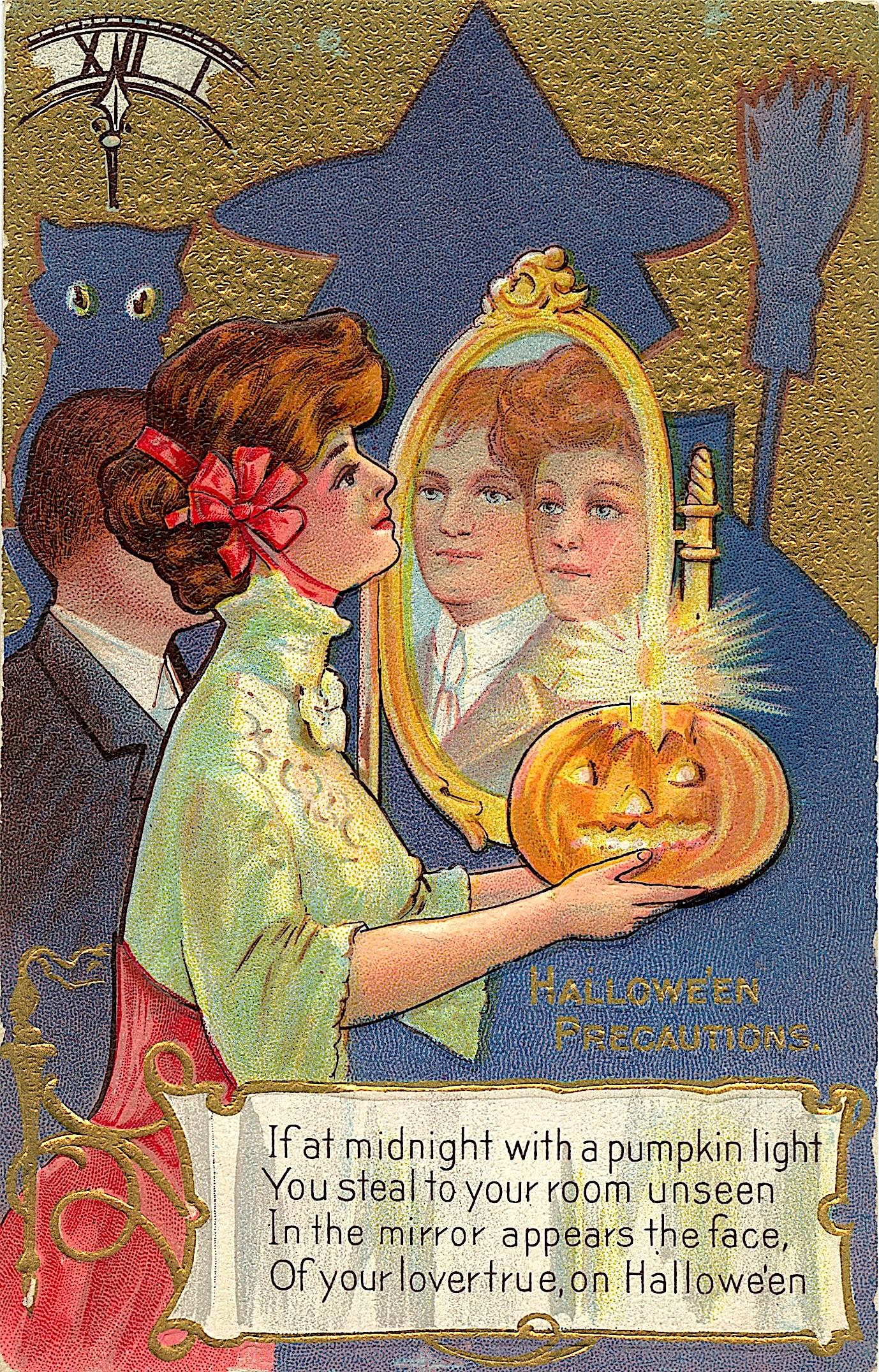 Antique / Vintage Postcard Halloween (1 of 2)