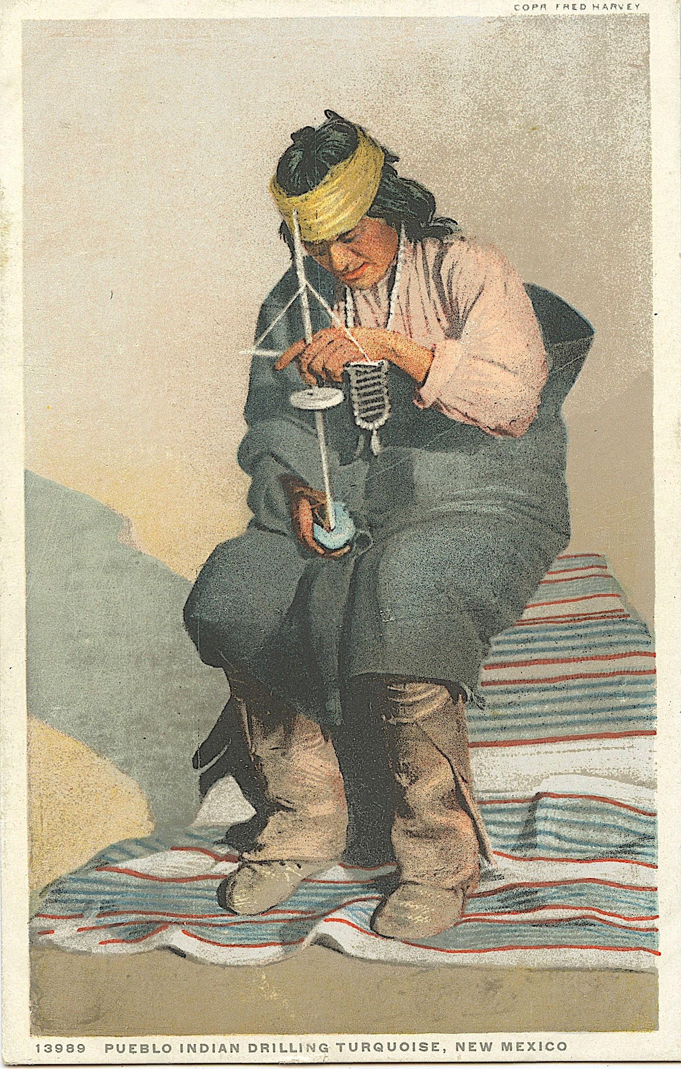 Antique Vintage Americana Postcard Indian Native (1 of 2)