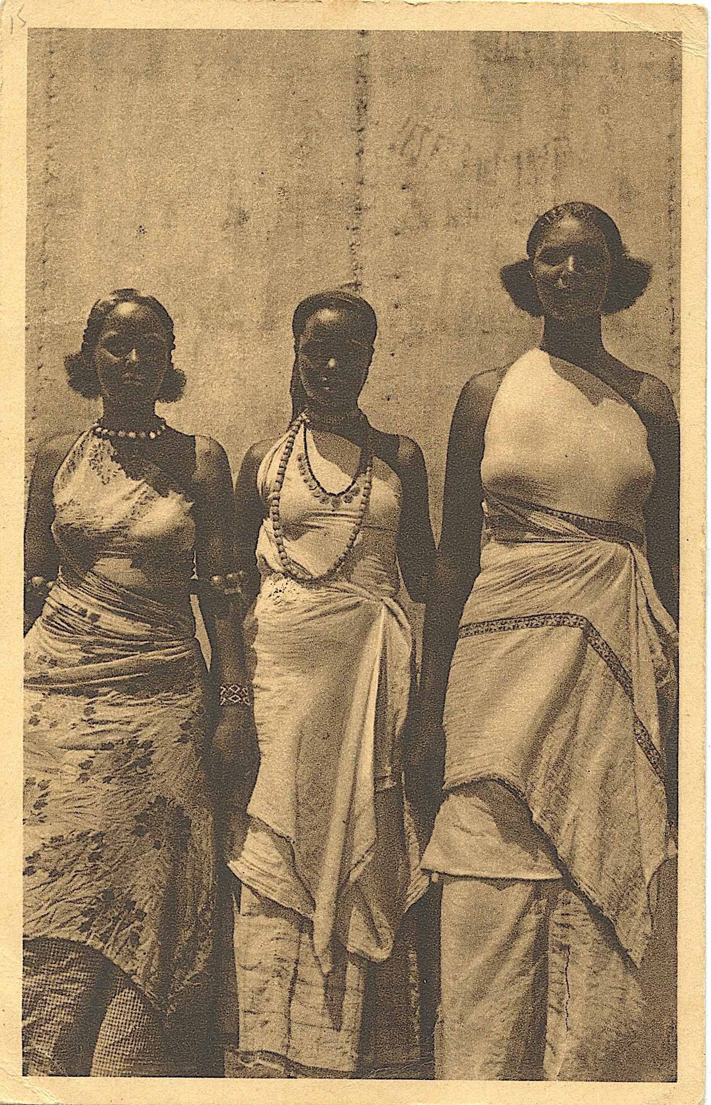 Antique Vintage Rare Postcard African Natives Women (1 of 2)