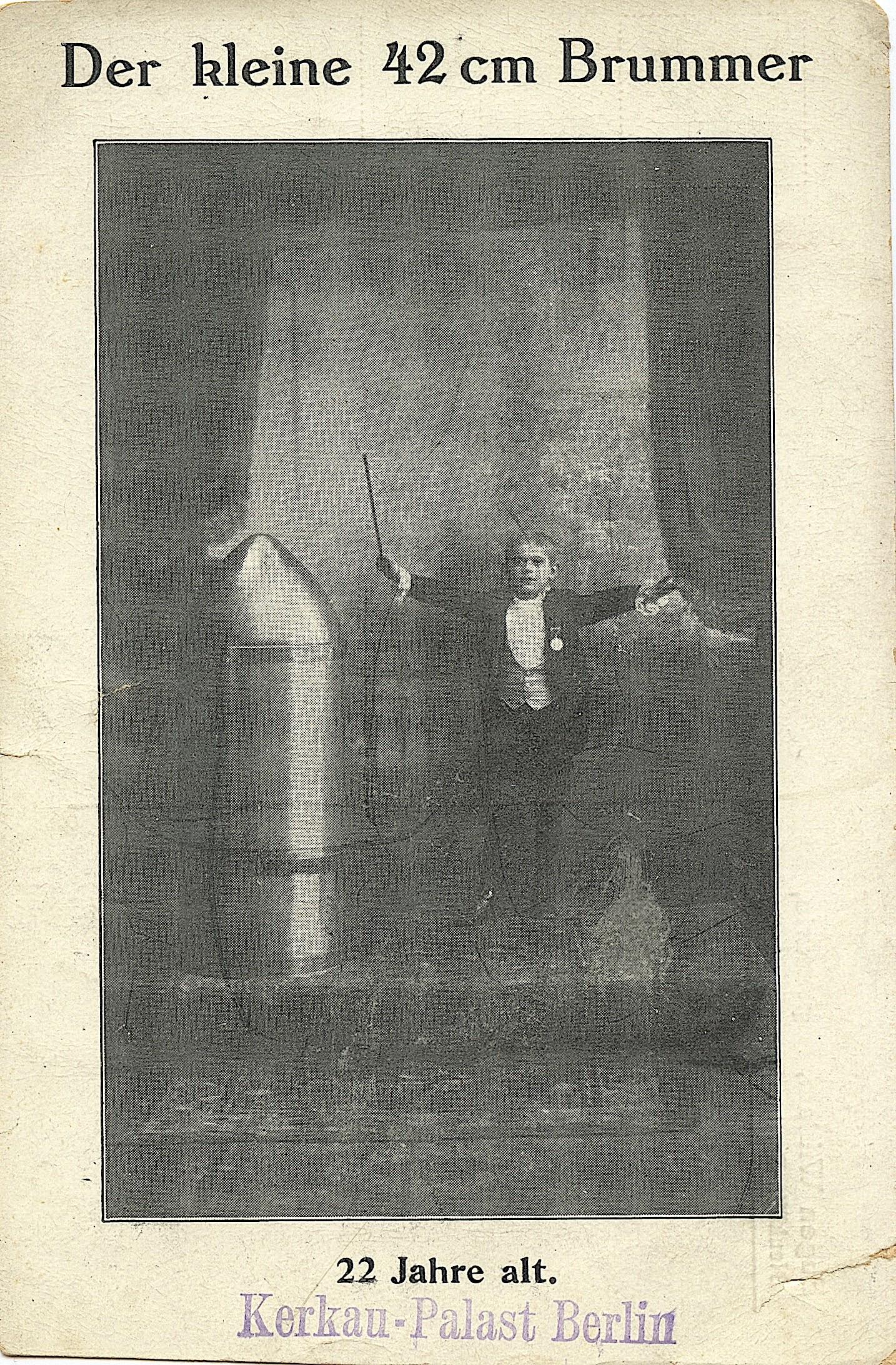 Rare Antique Postcard Circus Actors (1 of 2)