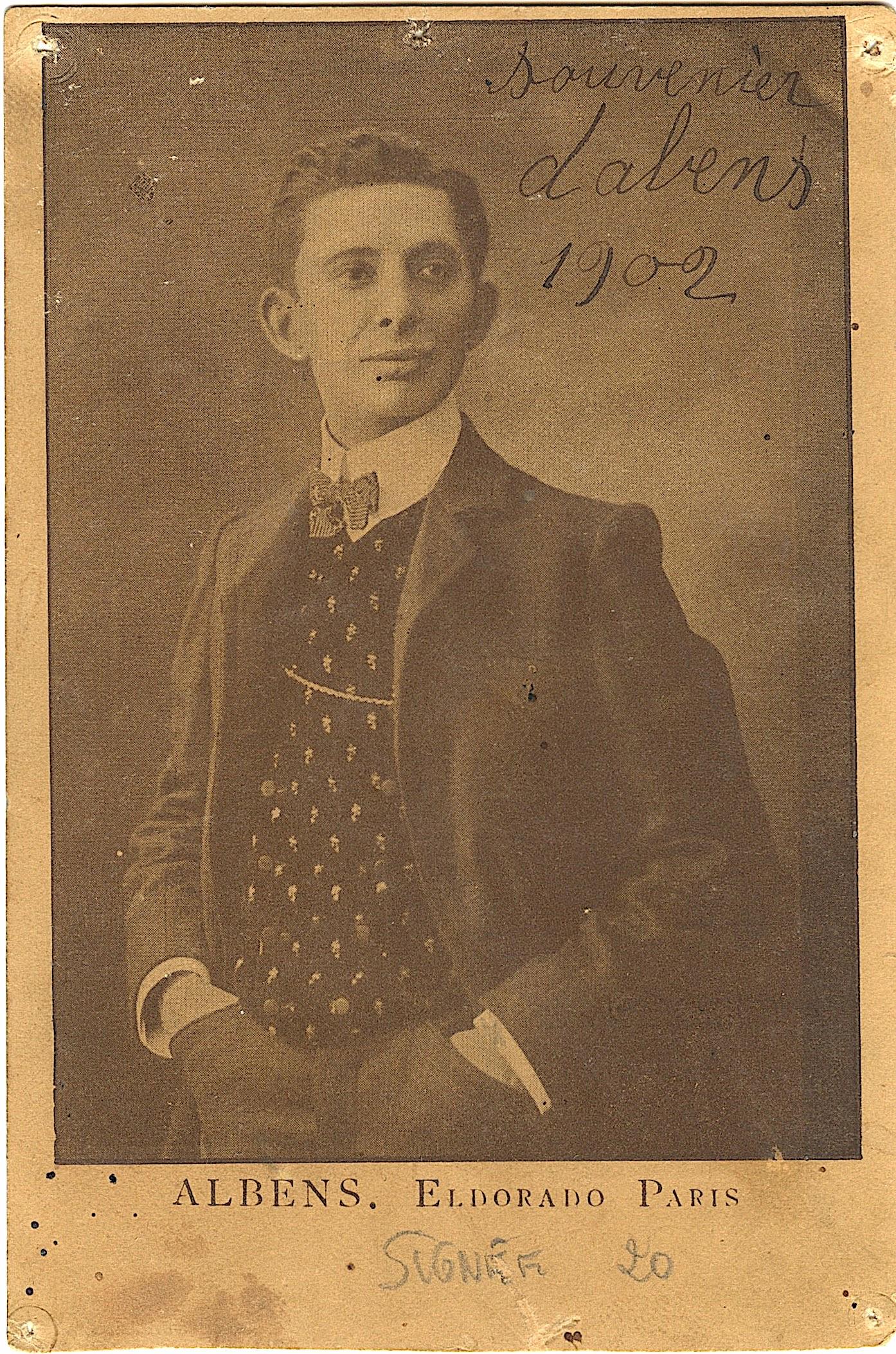 Rare Antique Postcard Circus Actors (1 of 2)