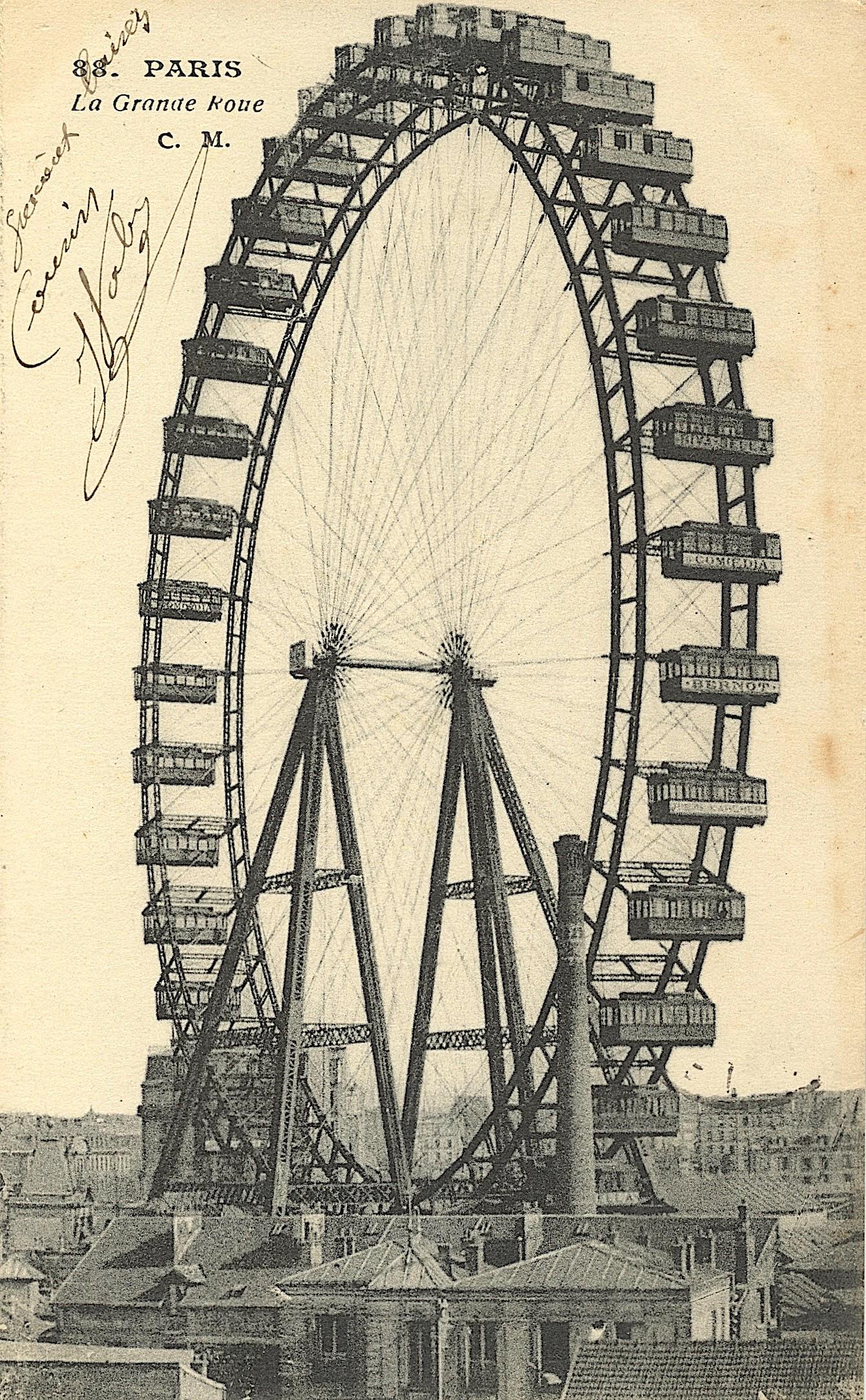 Rare Antique Postcard Circus Actors (1 of 2)