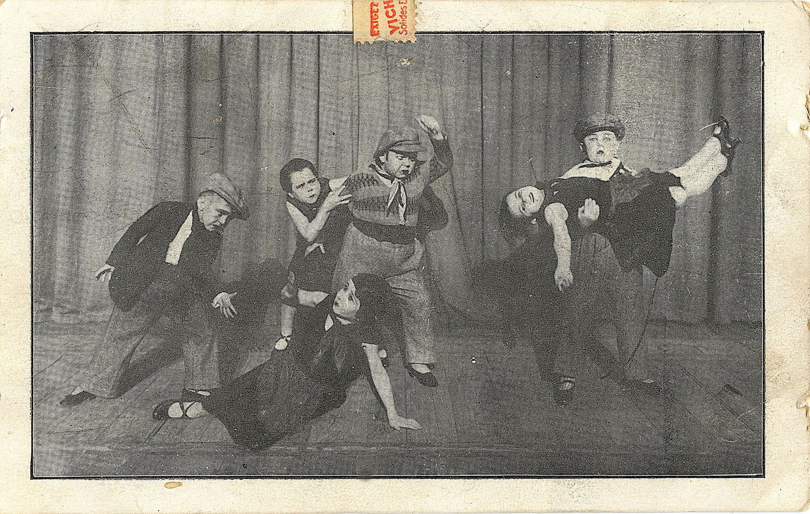 Rare Antique Postcard Circus Actors (1 of 2)