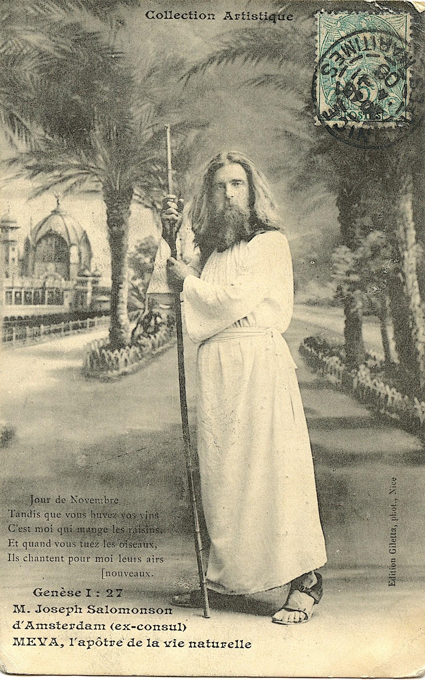 Rare Antique Postcard Circus Actors (1 of 2)