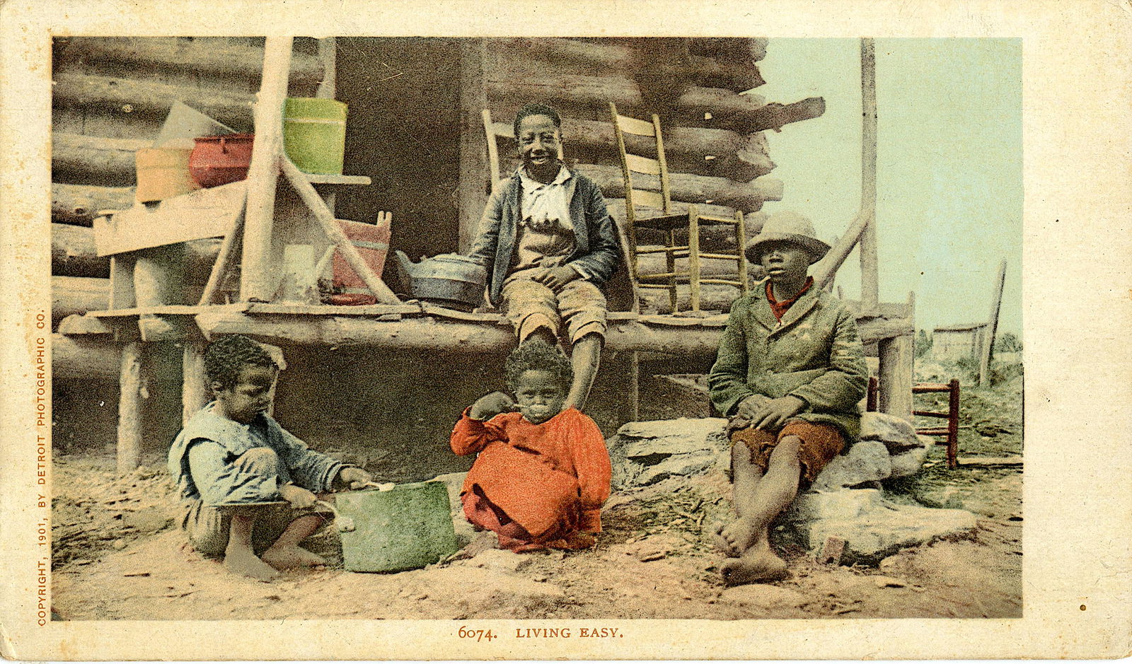 Antique Vintage African Black Americana Postcard (1 of 2)