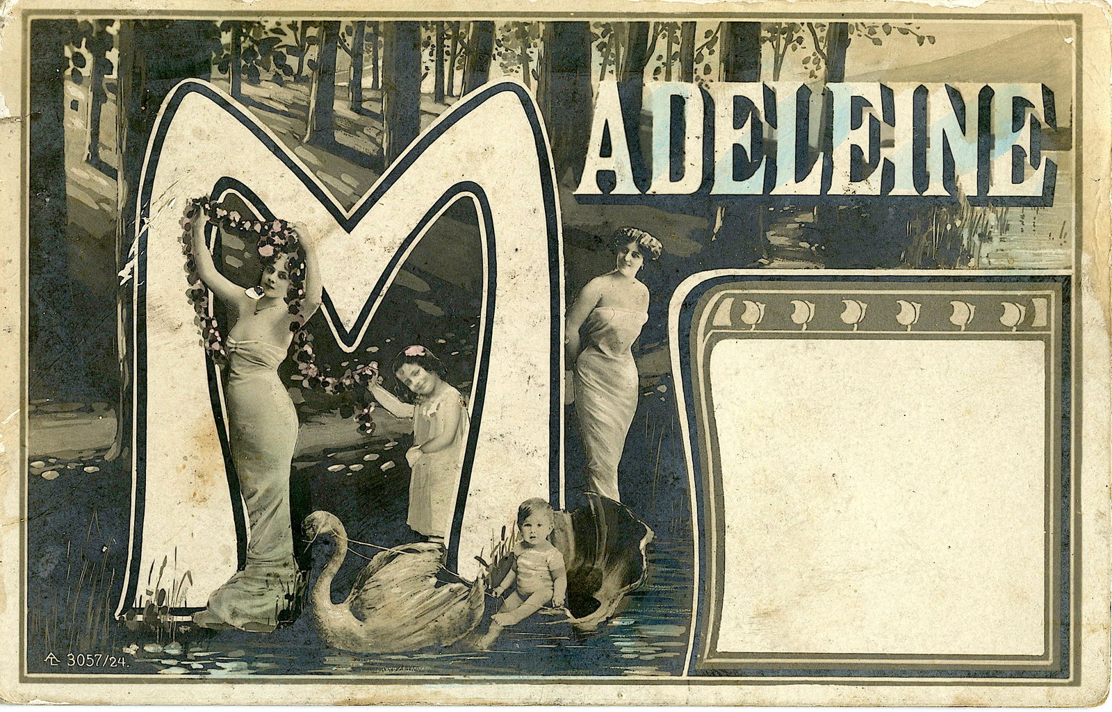 Antique Vintage Rare Postcard Art Nouveau / Deco (1 of 2)