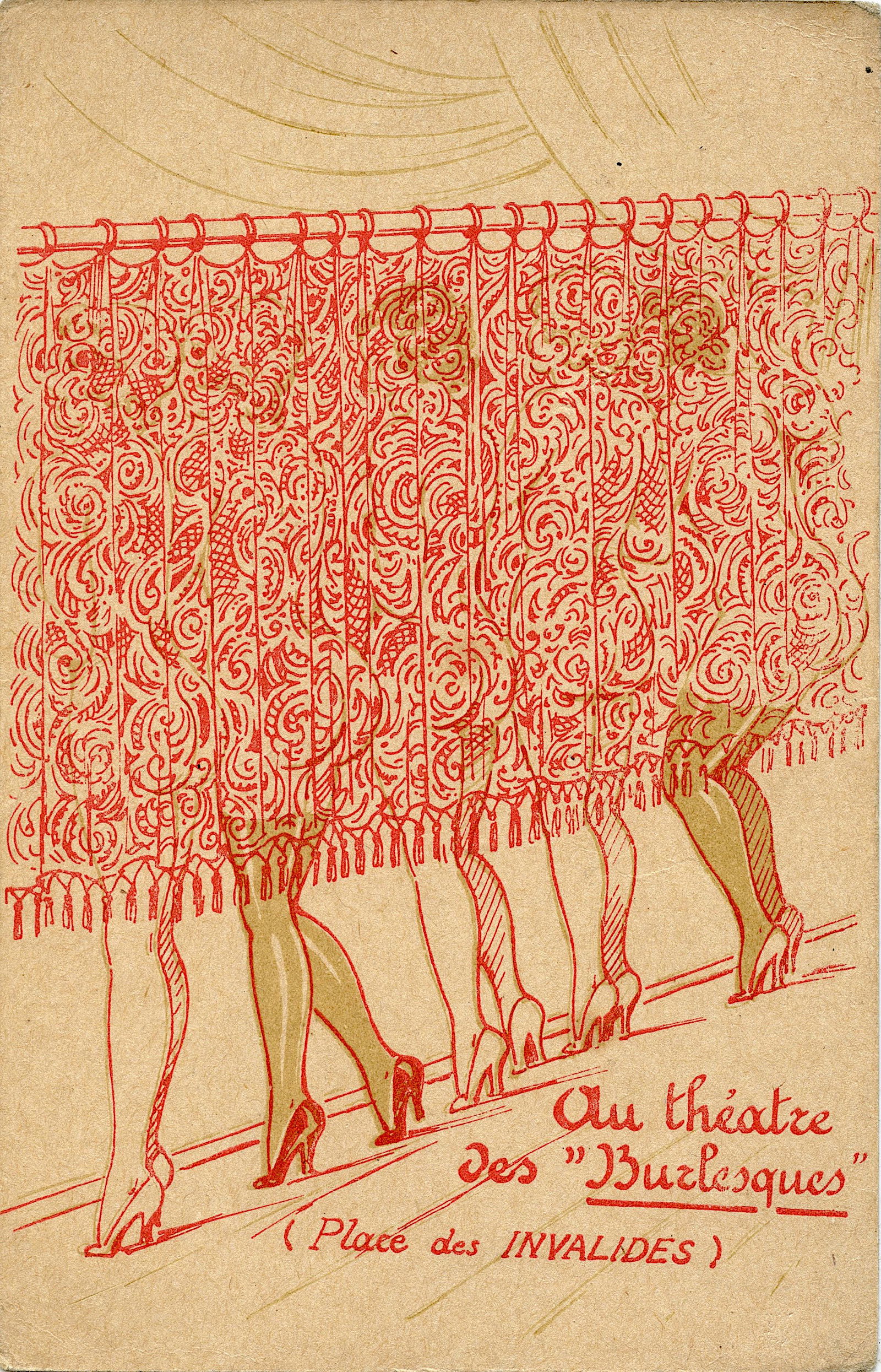 Antique Rare Postcard Art Nouveau Burlesques (1 of 2)