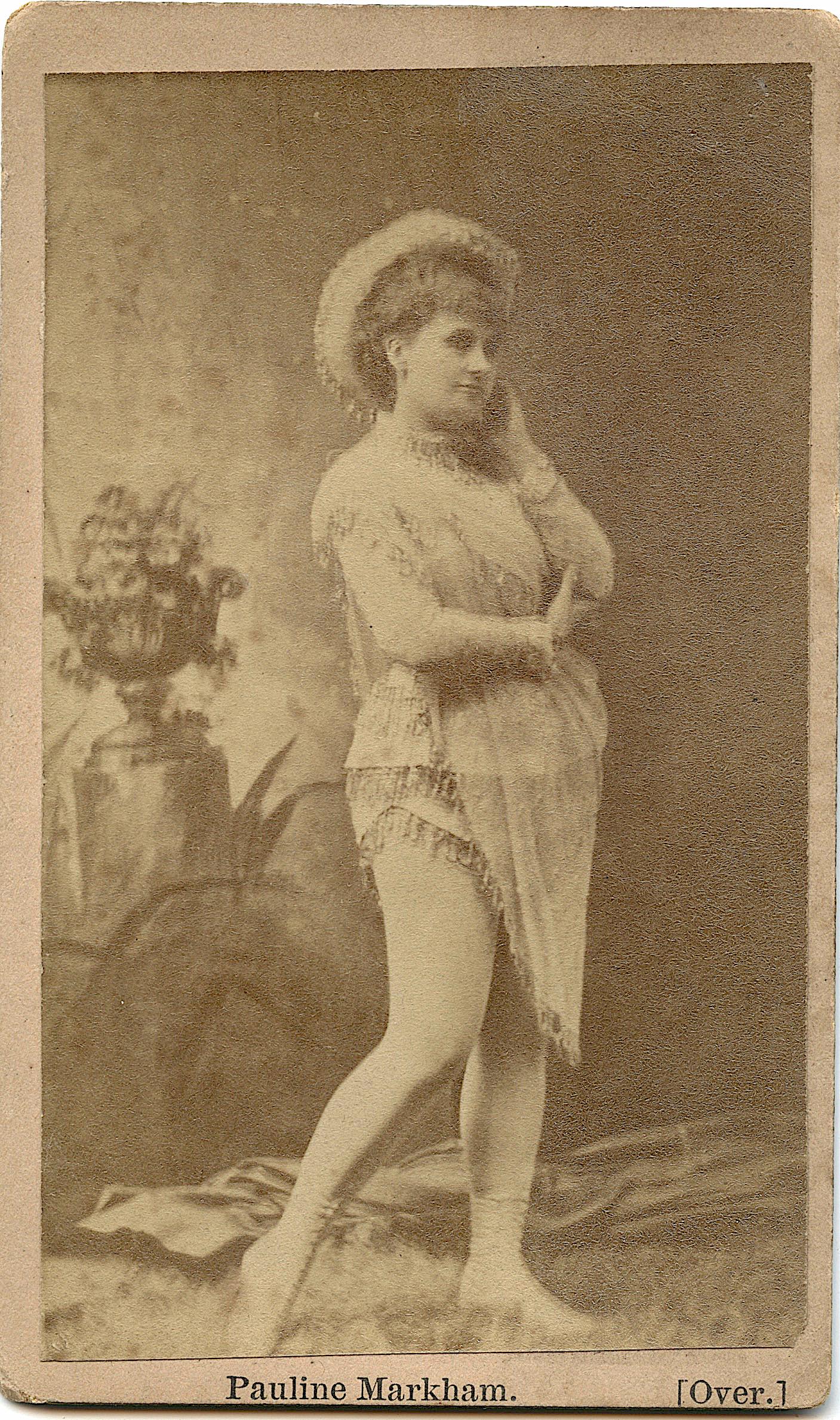 Antique Civil War Era CDV Photo Burlesque Actress (1 of 2)