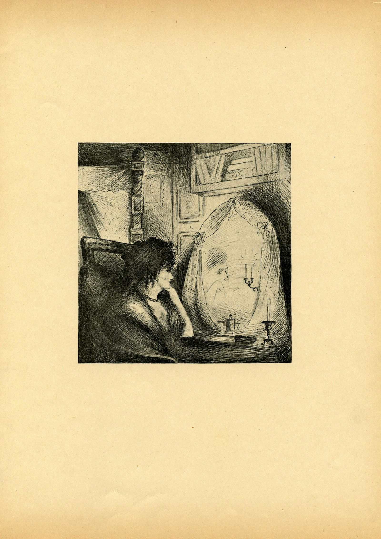 AUBREY BEARDSLEY Antique Print Litho, 1899: Antique Lithograph print produced in England by John Lane London in 1899. Paper dimensions 11" x 8.25" (variances can occur). Vincent Beardsley (21 August 1872 Ð 16 March 1898) was an English illustr