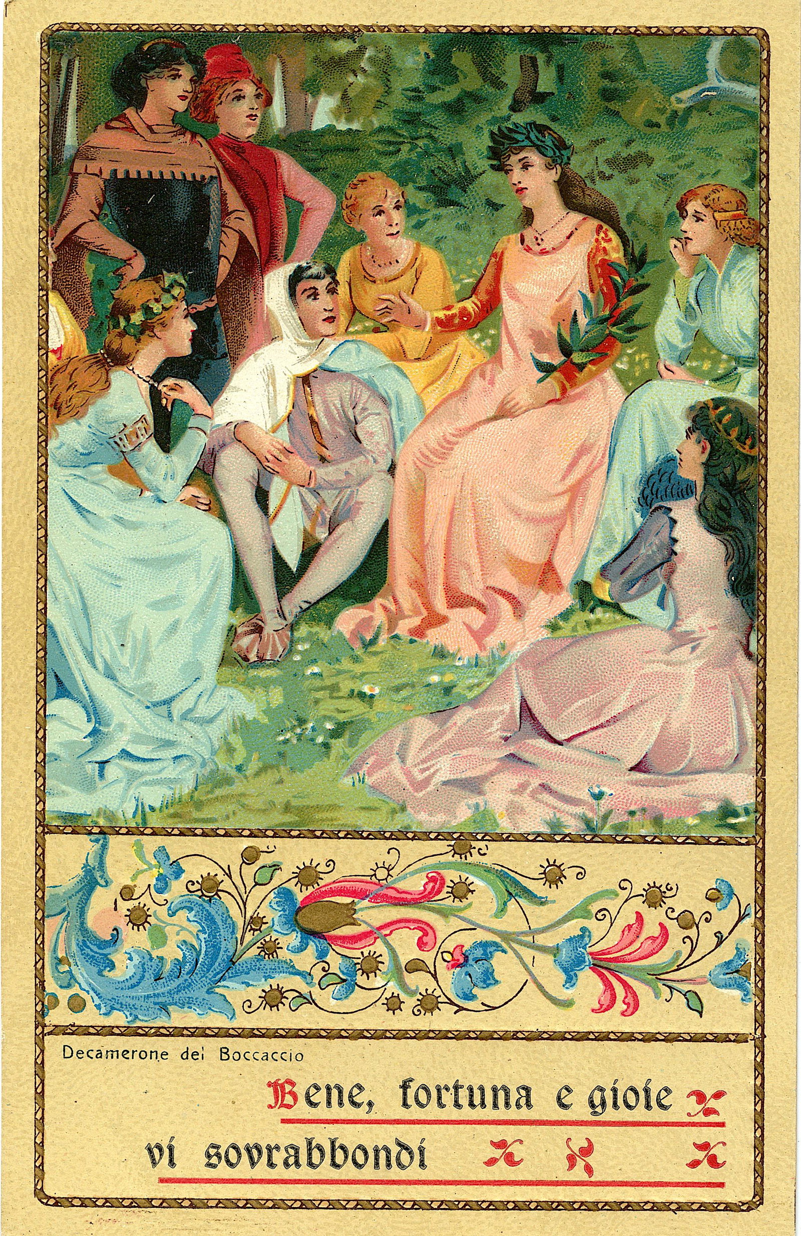 Antique / Vintage Postcard Italian Romantic Nouveau: The dimensions are Approx. 5.5"x 3.5" (small variances can occur). This lot is located in Boca Raton, Fl and its shipment will be made directly by Artelisted. Shipping insurance is the responsibility 
