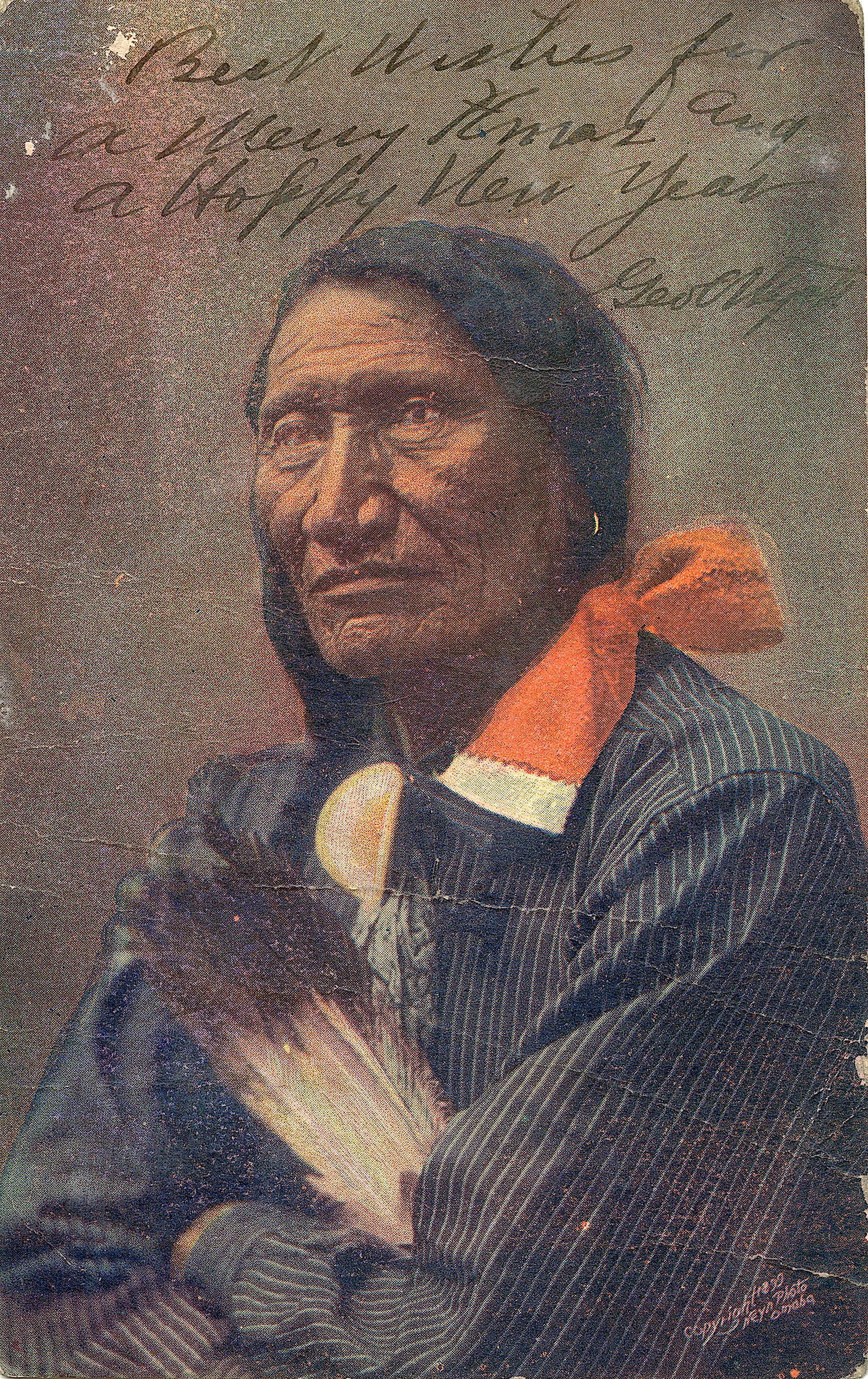 Antique / Vintage Postcard American Native Indian (1 of 2)
