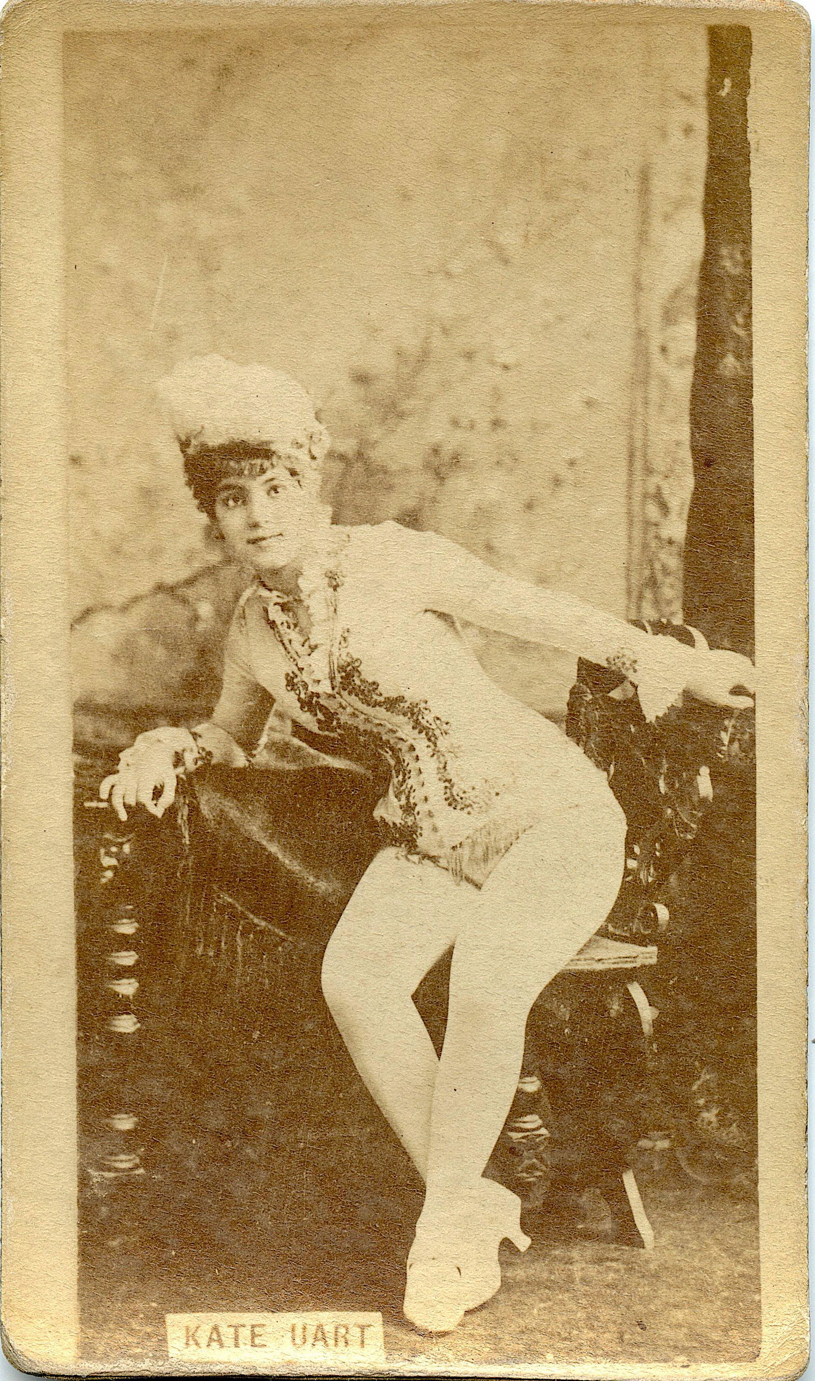 Antique Civil War Era CDV Photo Burlesque Actress (1 of 2)