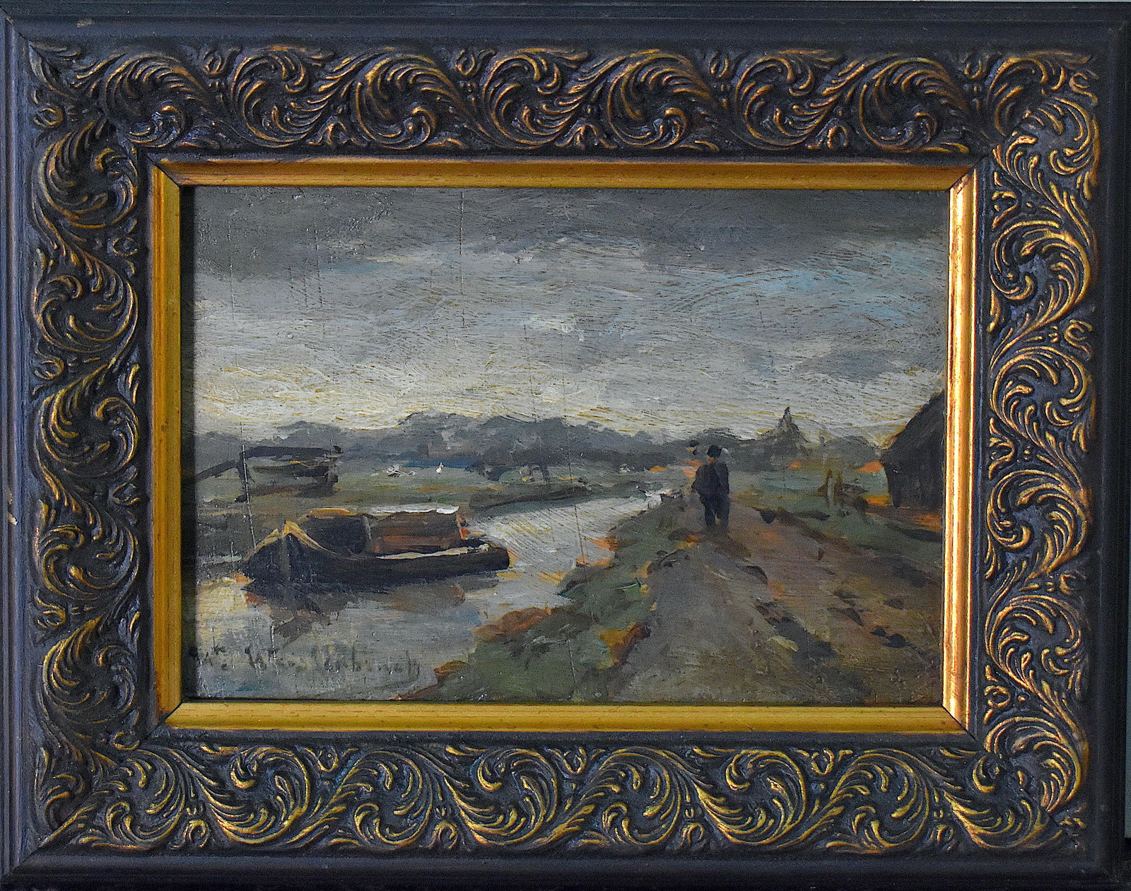 W. WEISSENBRUCH (20th. C.) Oil Dutch Landscape (1 of 3)