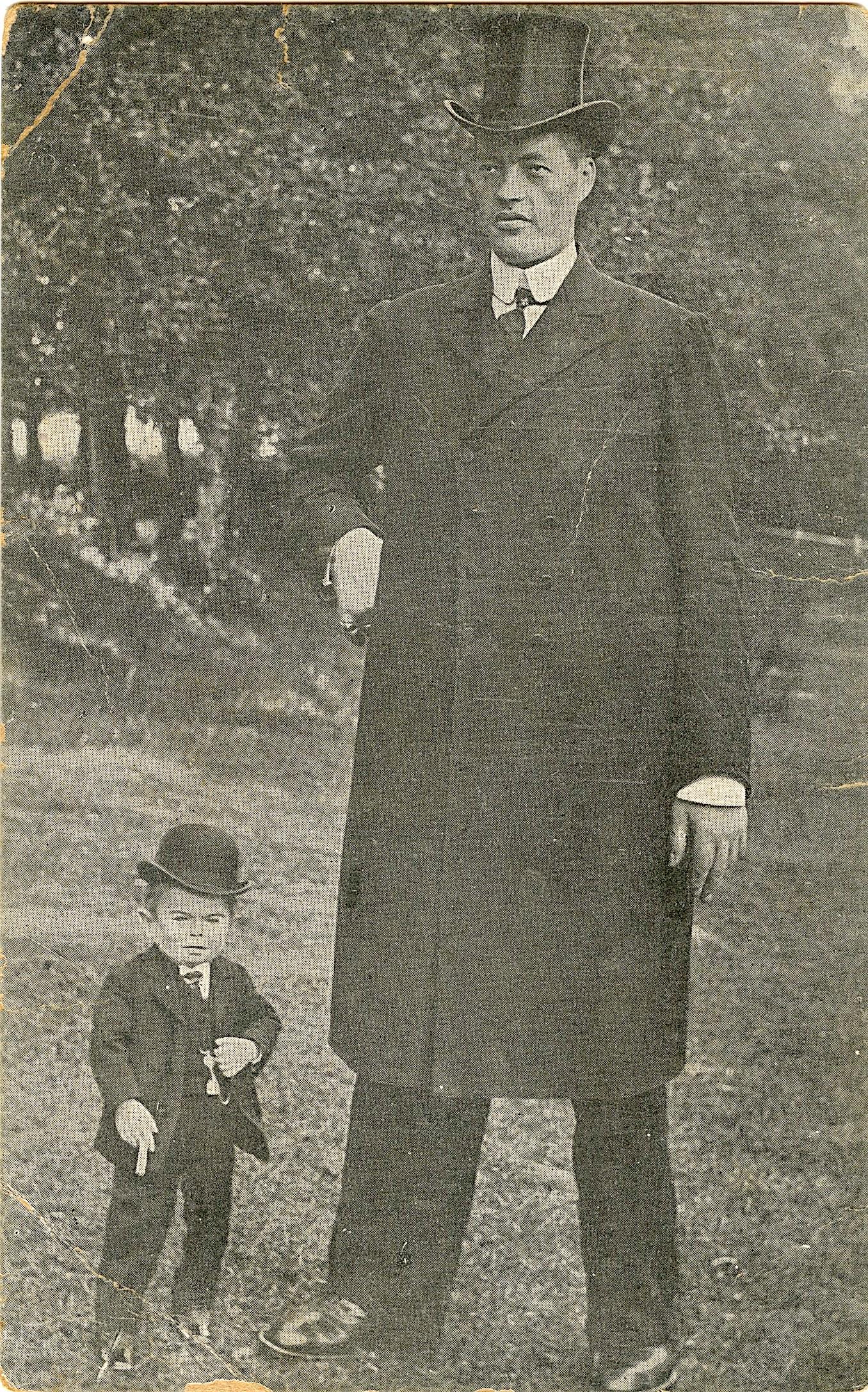 Antique French Postcard Circus Actors (1 of 2)
