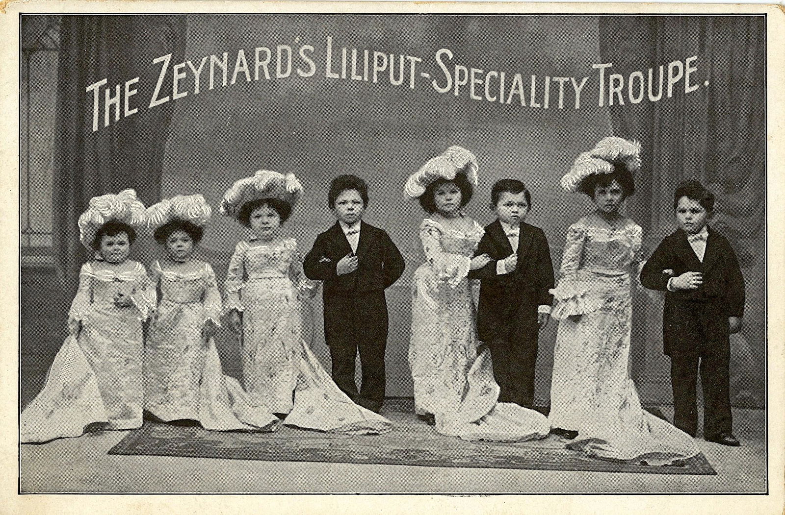 Antique French Postcard Circus Actors (1 of 2)